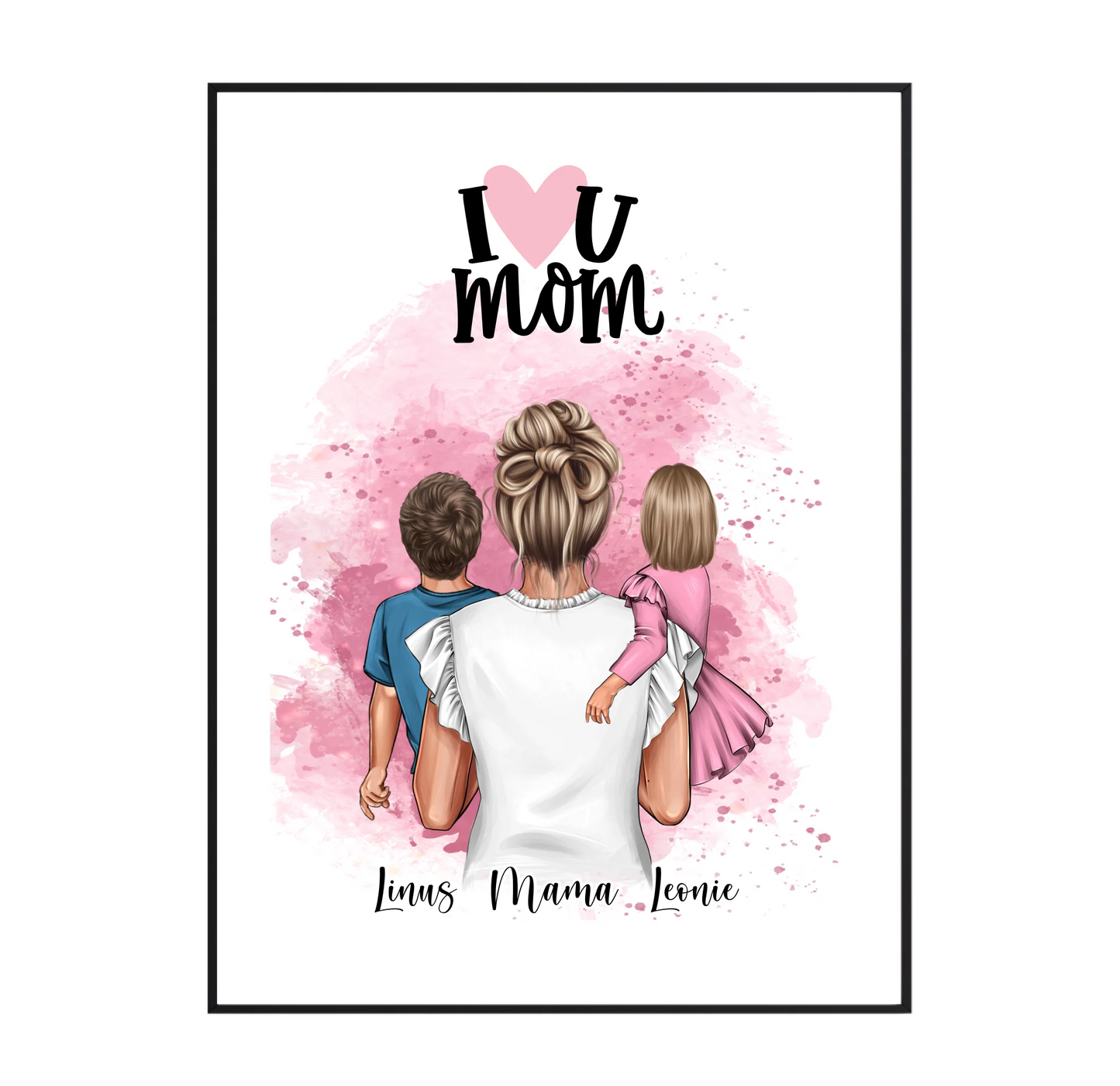 Mama & 1-2 Kinder Poster