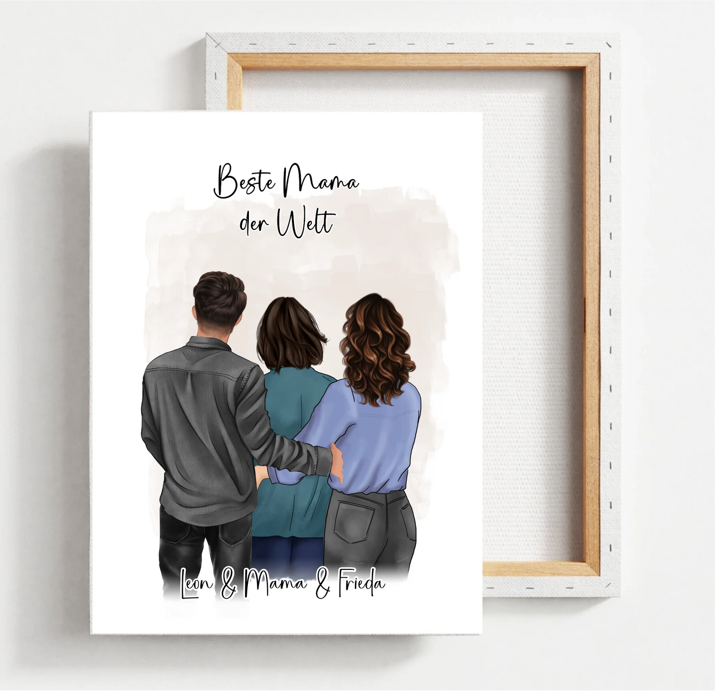 Mama mit Sohn & 1-2 Töchter Poster