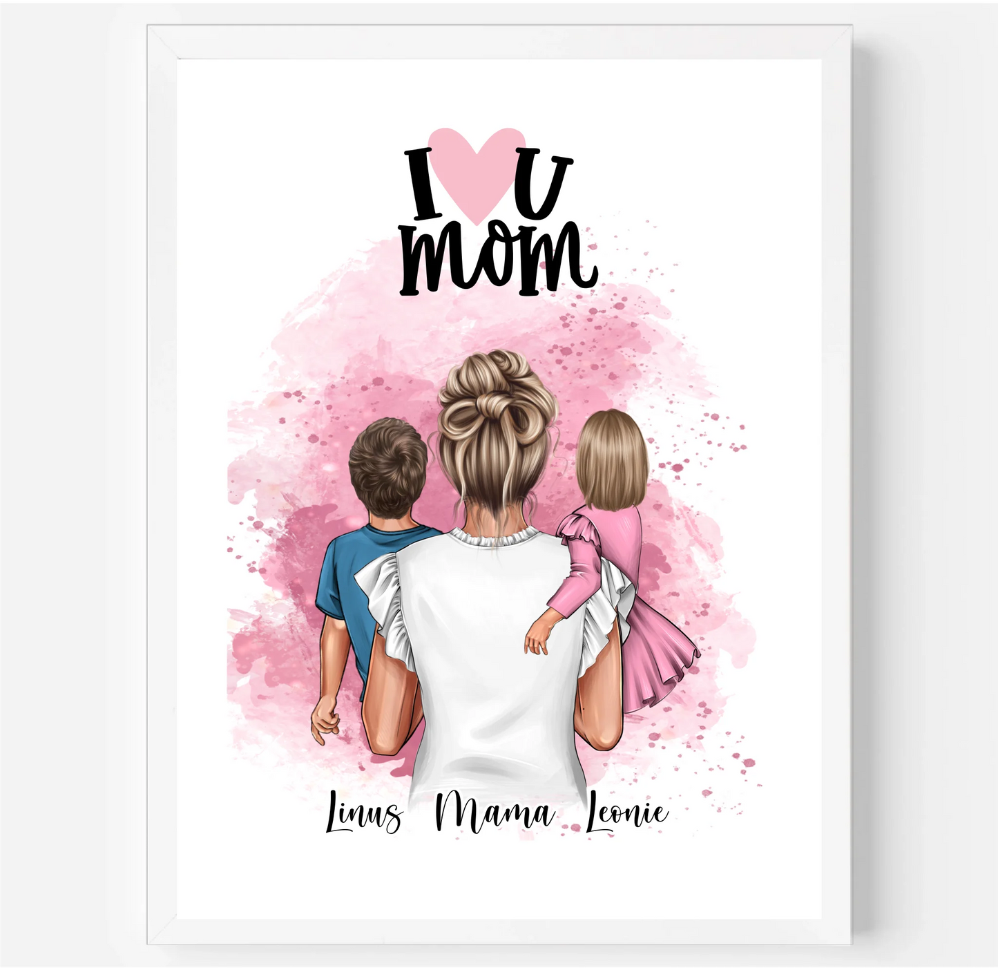 Mama & 1-2 Kinder Poster