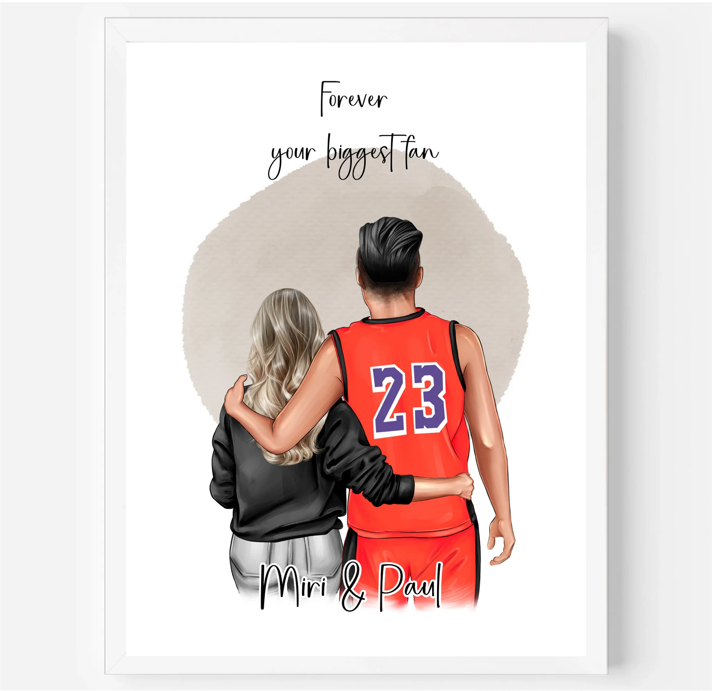Paar Poster Basketball