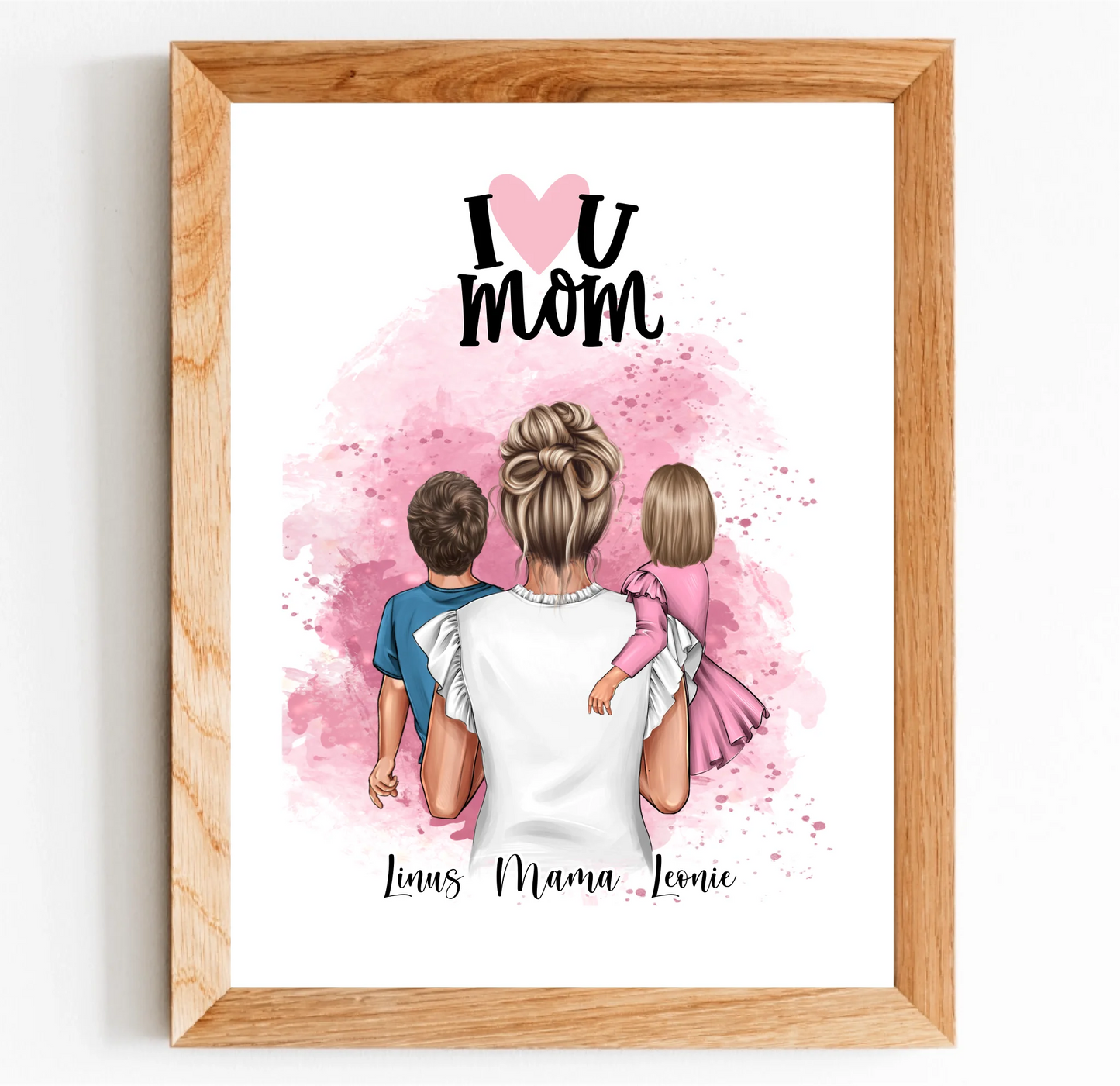 Mama & 1-2 Kinder Poster