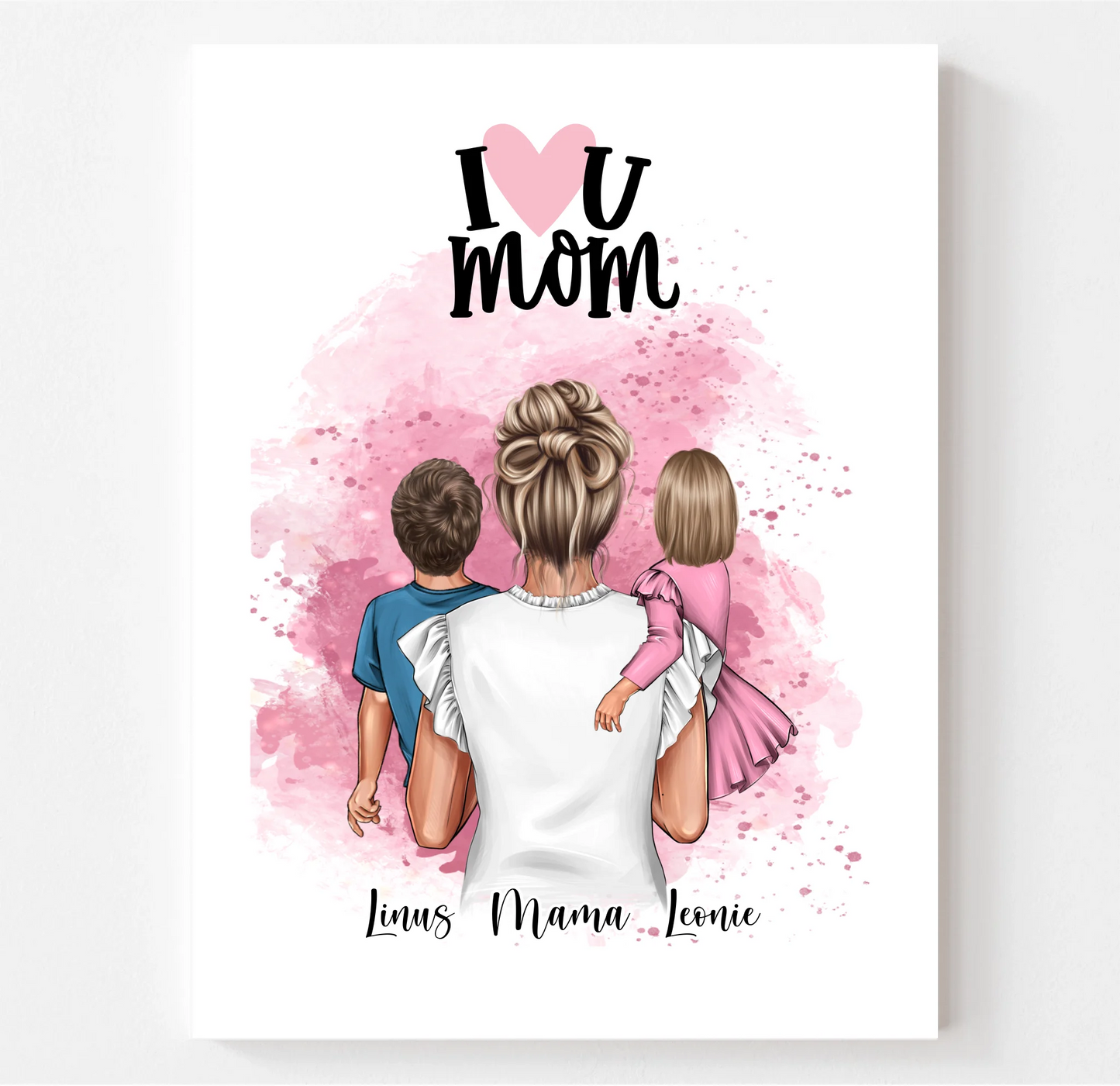 Mama & 1-2 Kinder Poster