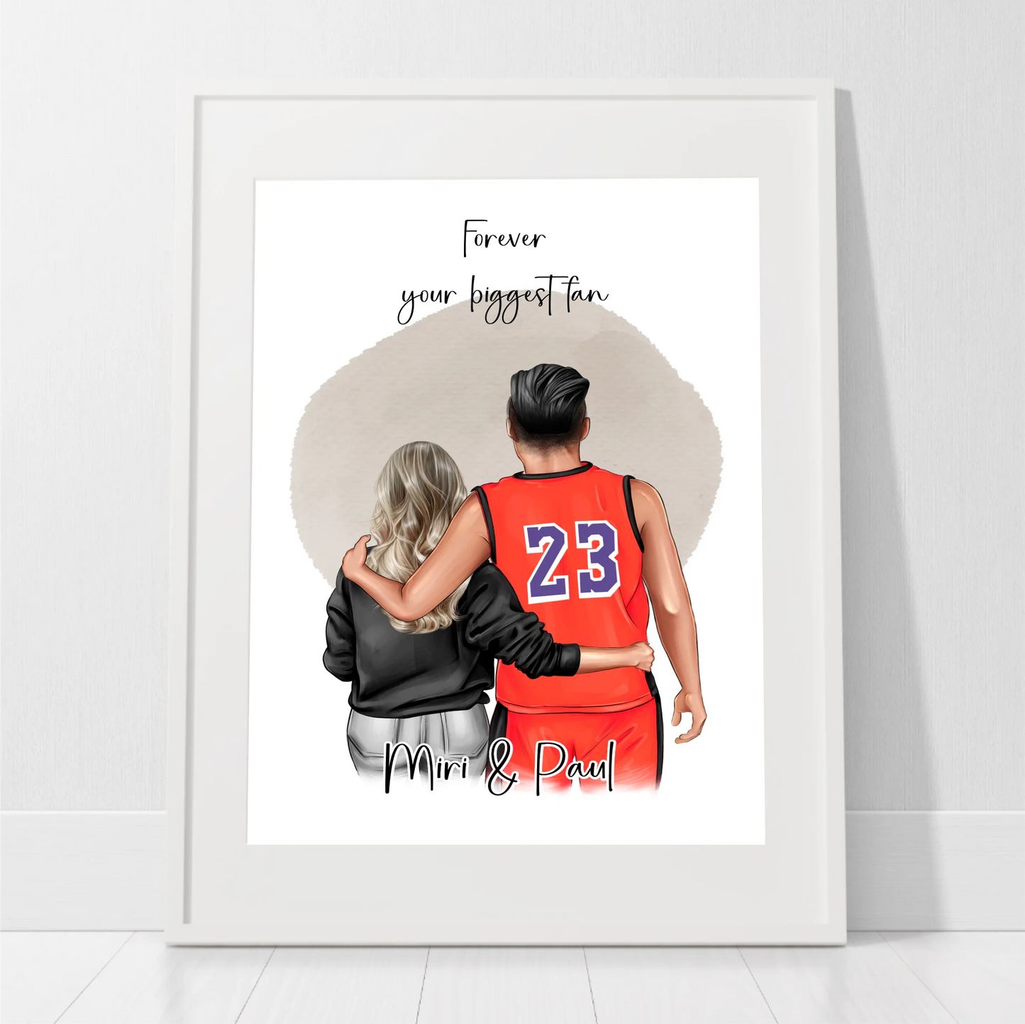 Paar Poster Basketball
