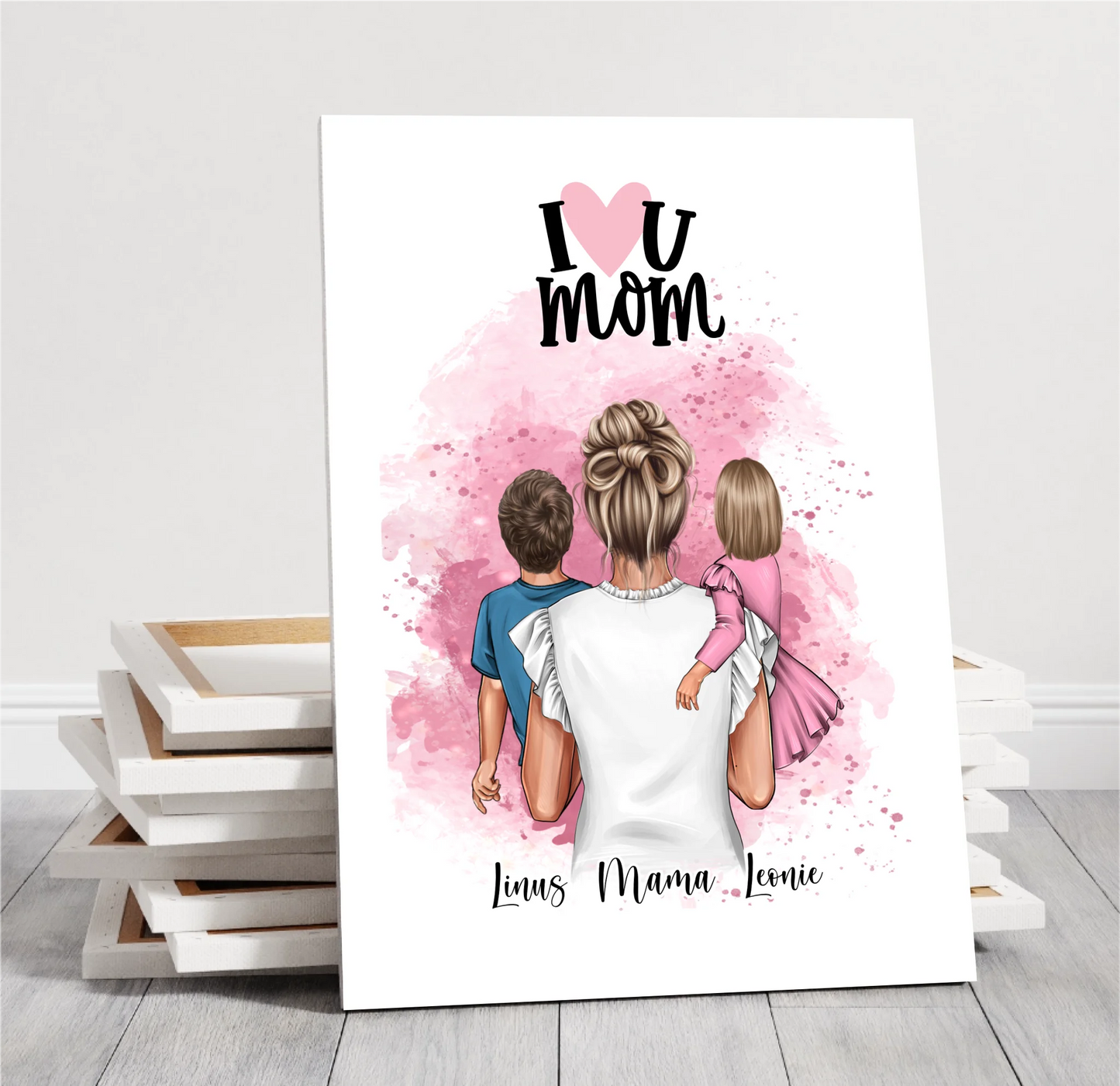 Mama & 1-2 Kinder Poster