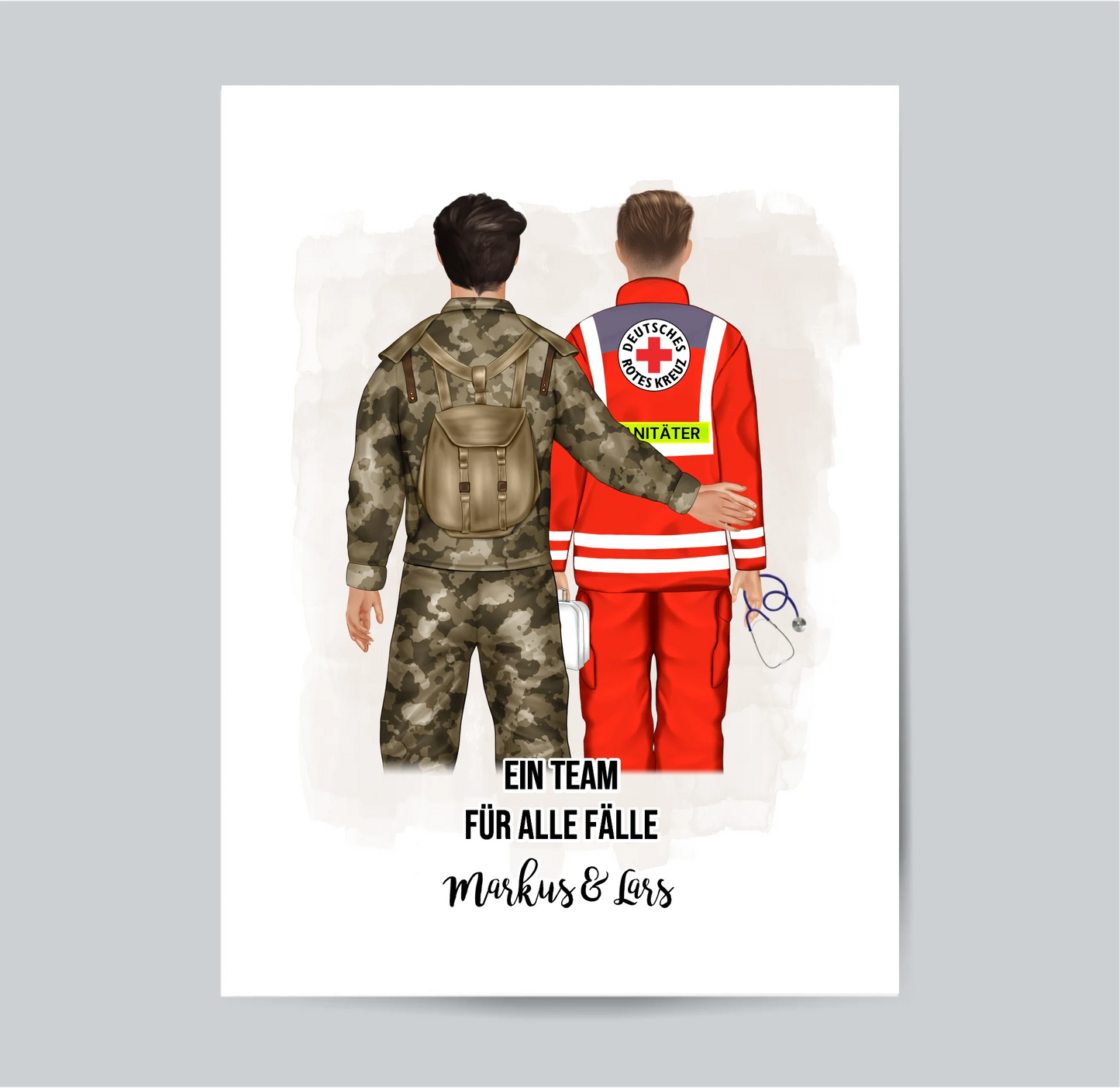 Soldat/in & Rettungsdienst Poster
