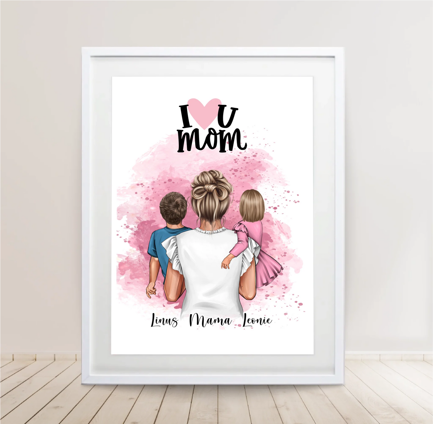Mama & 1-2 Kinder Poster