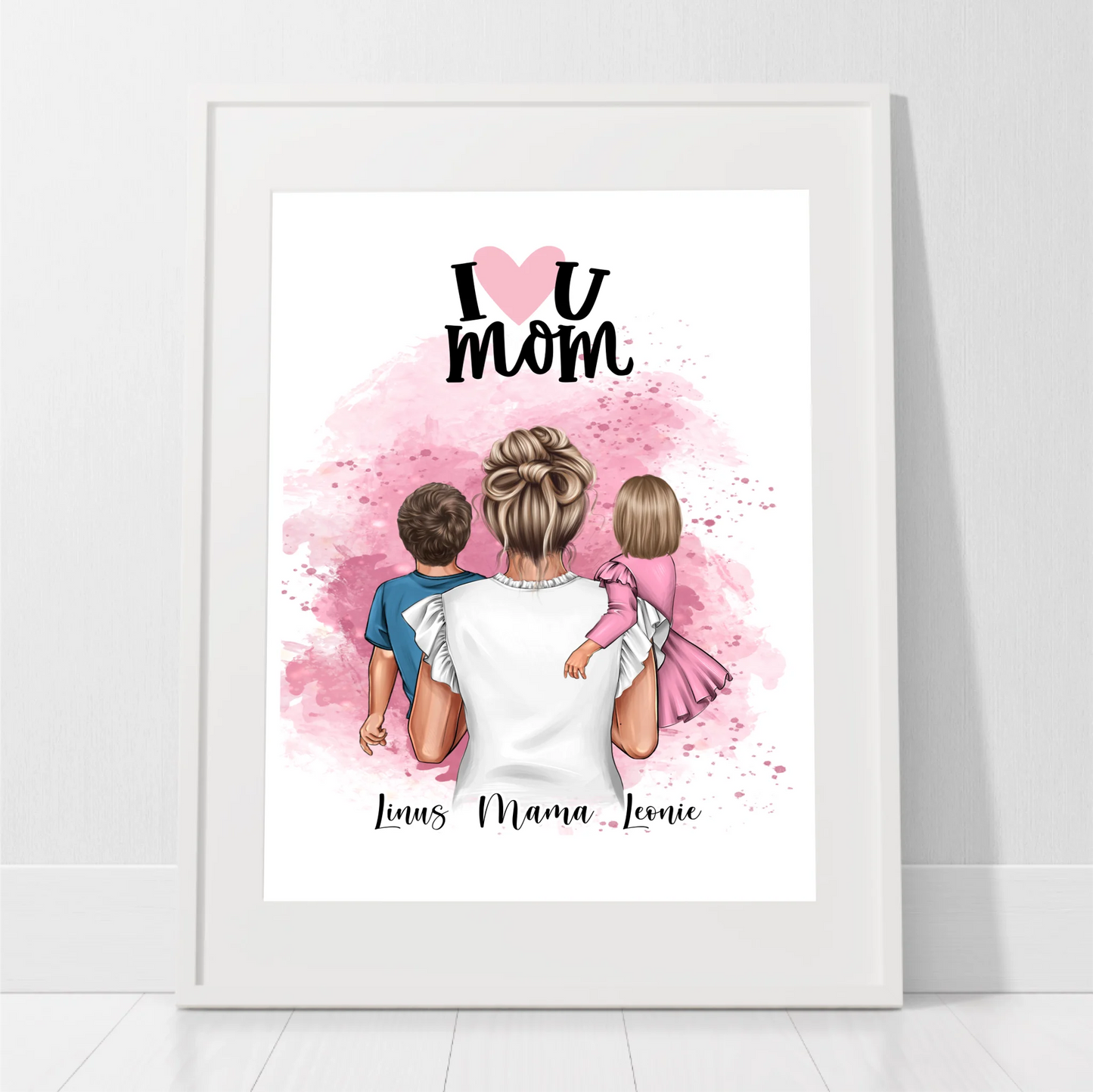 Mama & 1-2 Kinder Poster