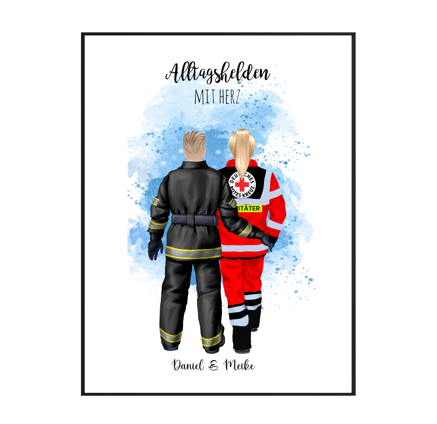 Feuerwehr & Sanitäter Poster