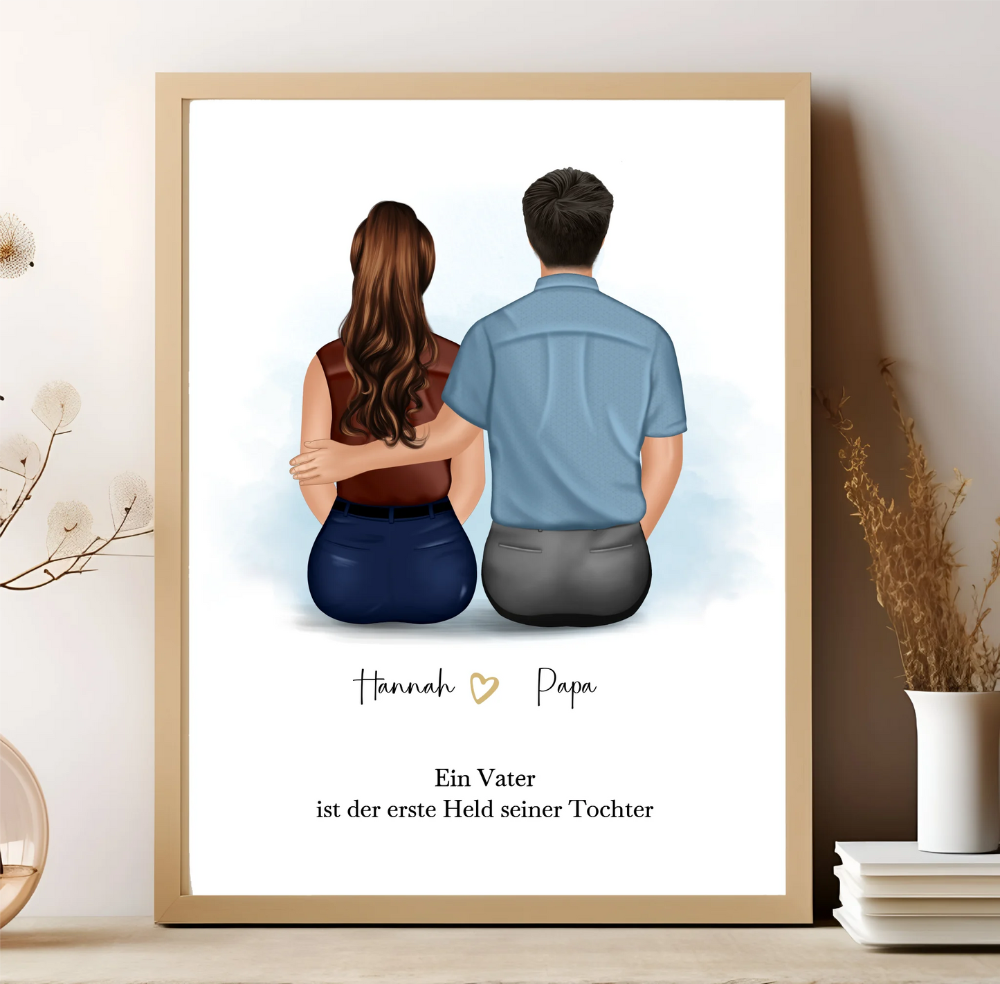Vater & 1-2 Töchter Poster
