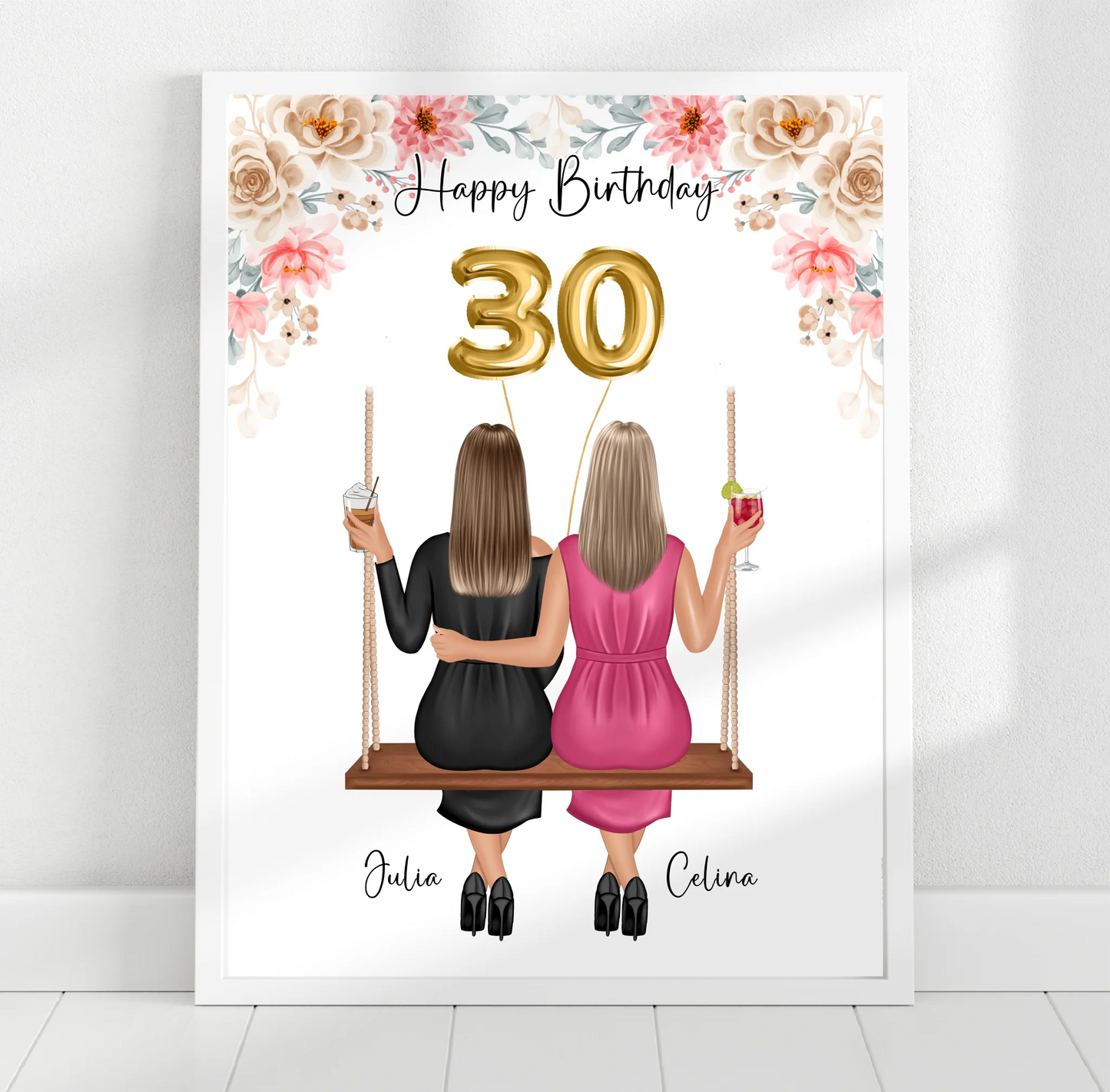Beste Freundin Poster - Geburtstag