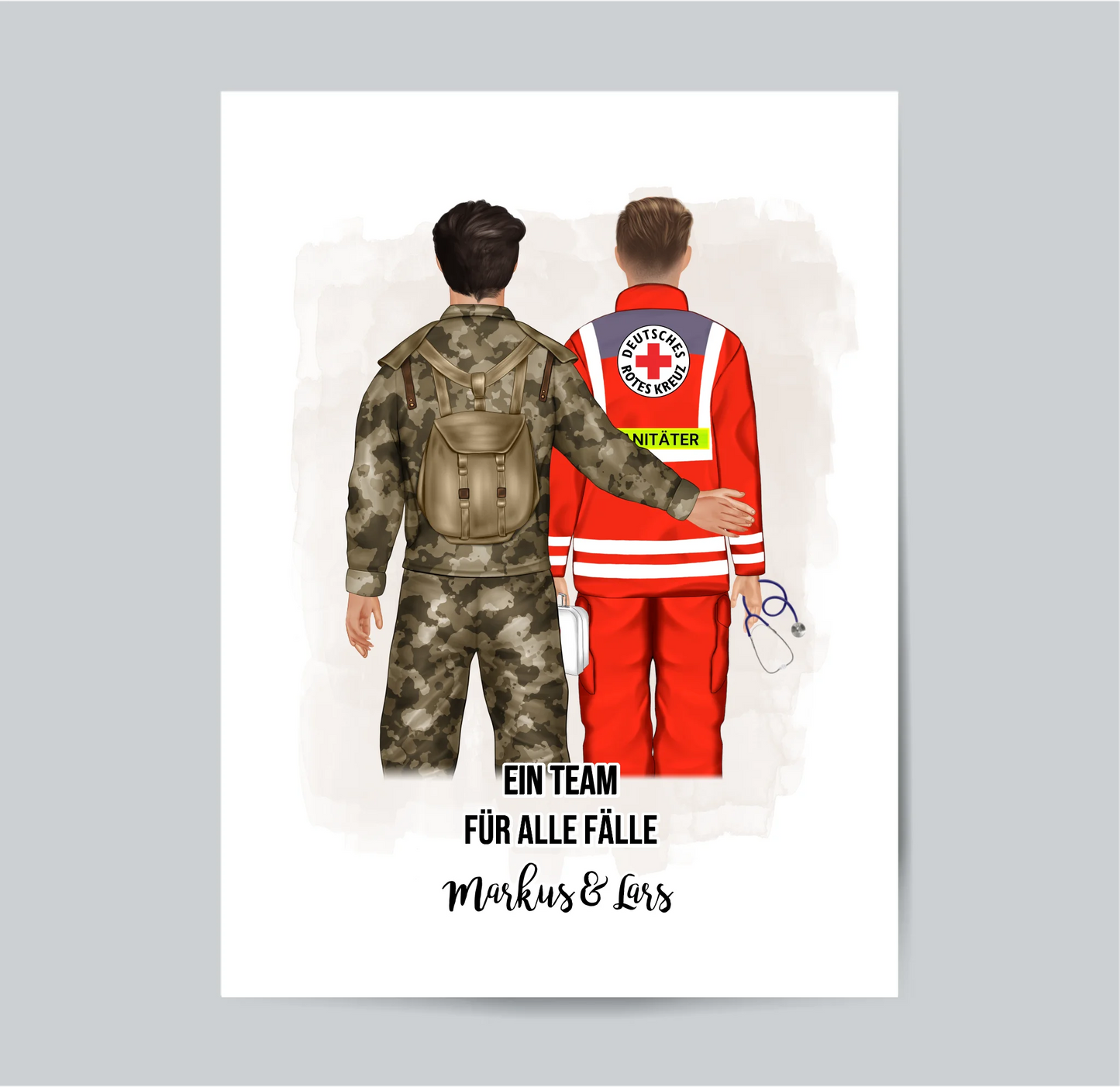 Soldat/in & Rettungsdienst Poster