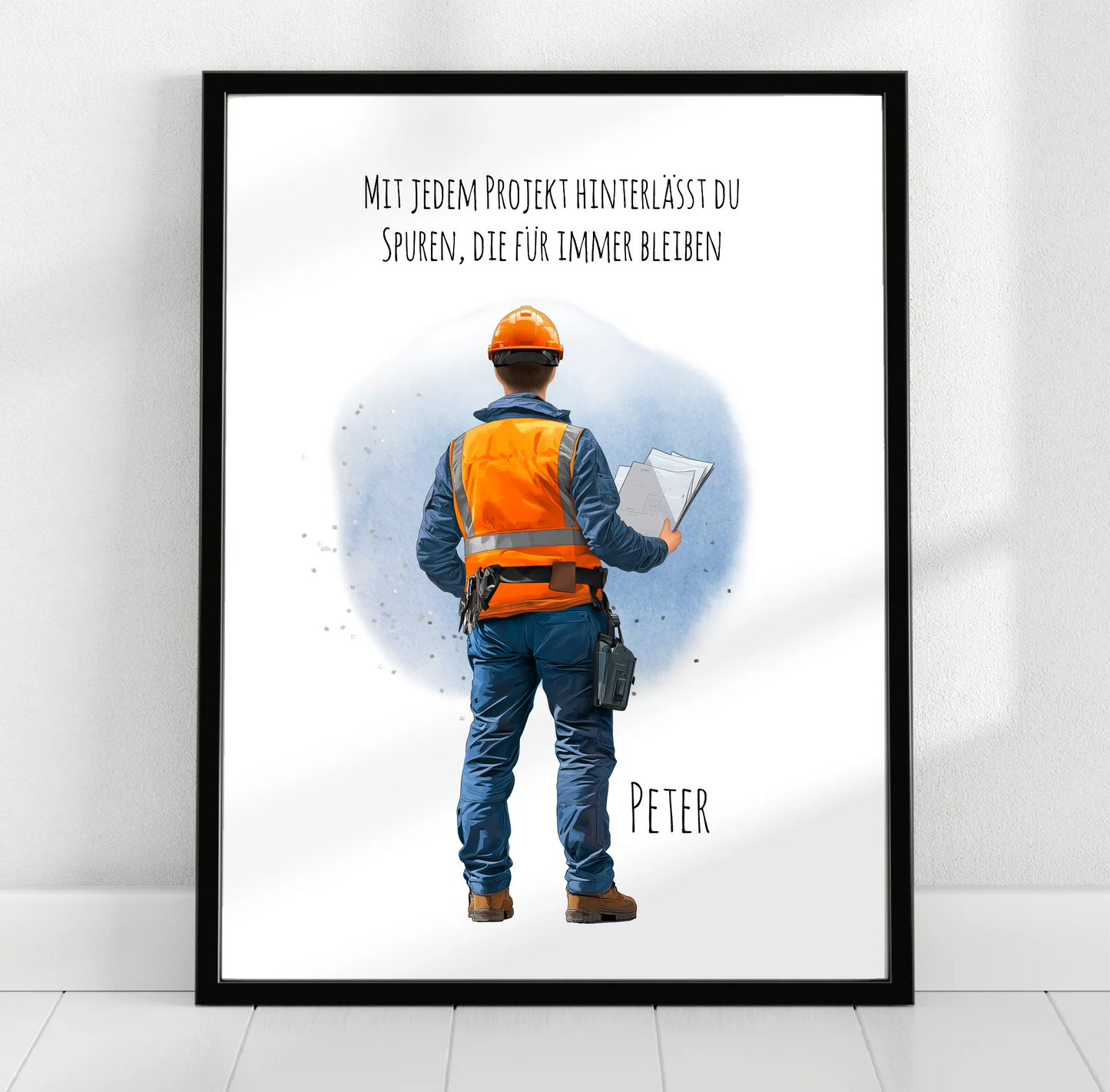 1-2 Personen (Mann/Frau) Ingenieur, Bauarbeiter, Projektleiter,... Poster