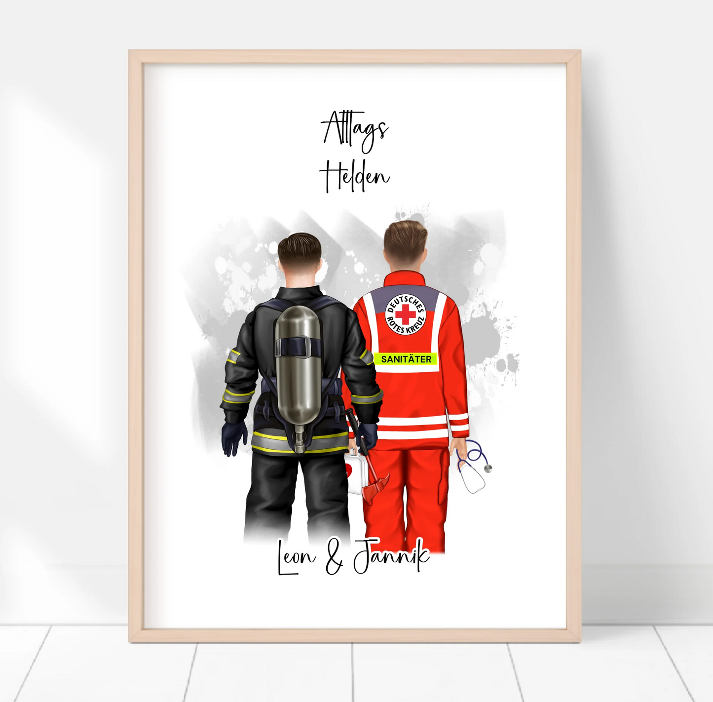 Feuerwehr & Sanitäter/THW/... Poster