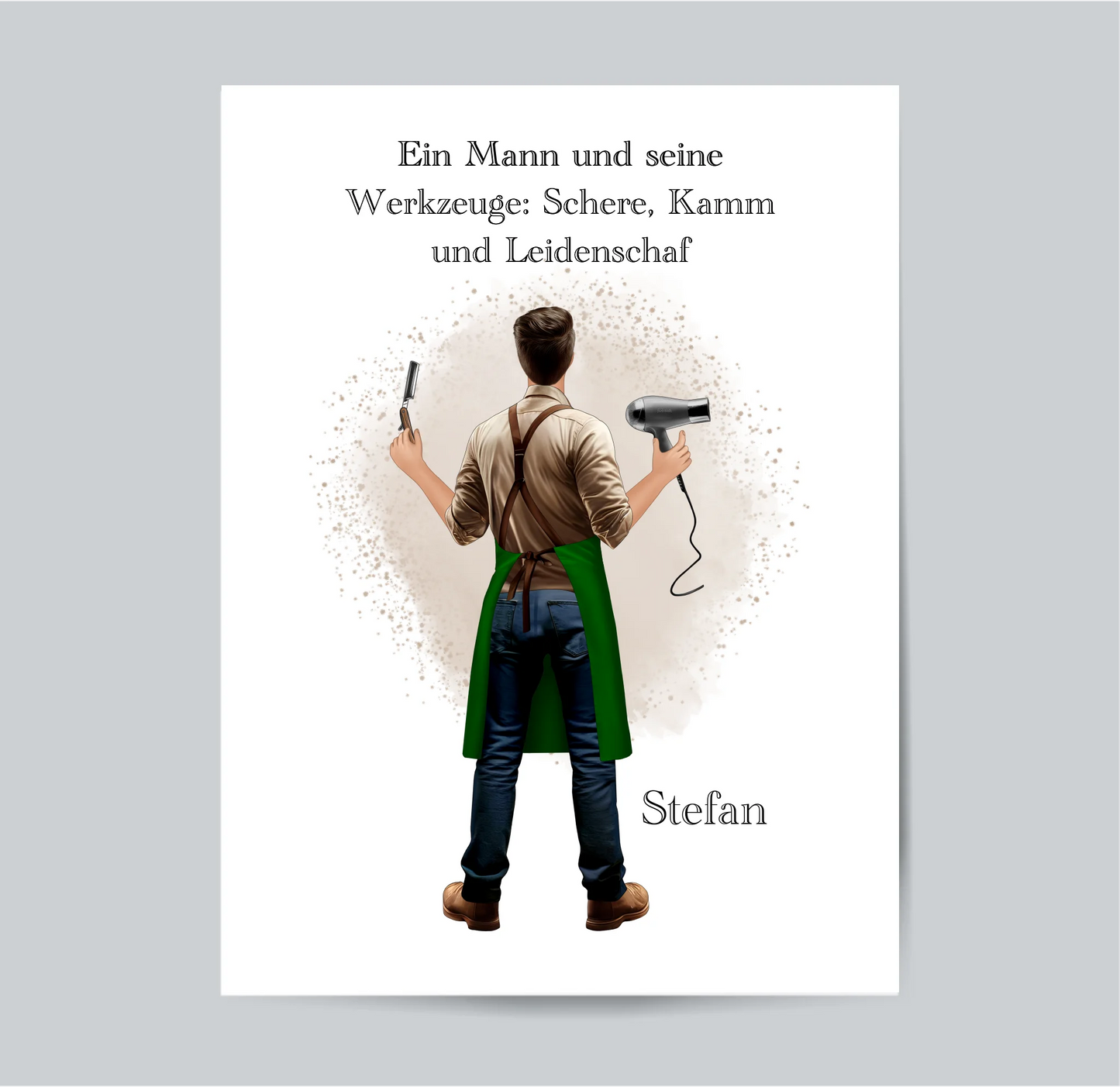 Friseur/Make-Up Artist/Nageldesigner (Mann/Frau) Poster