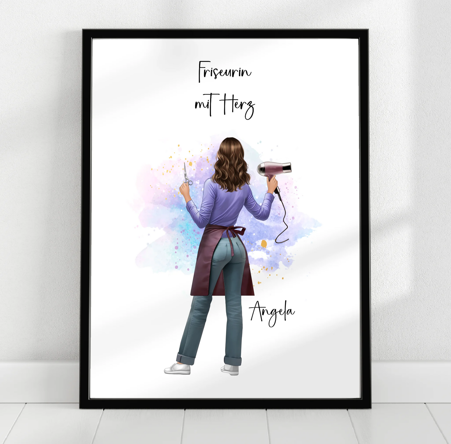 Friseur/Make-Up Artist/Nageldesigner (Mann/Frau) Poster