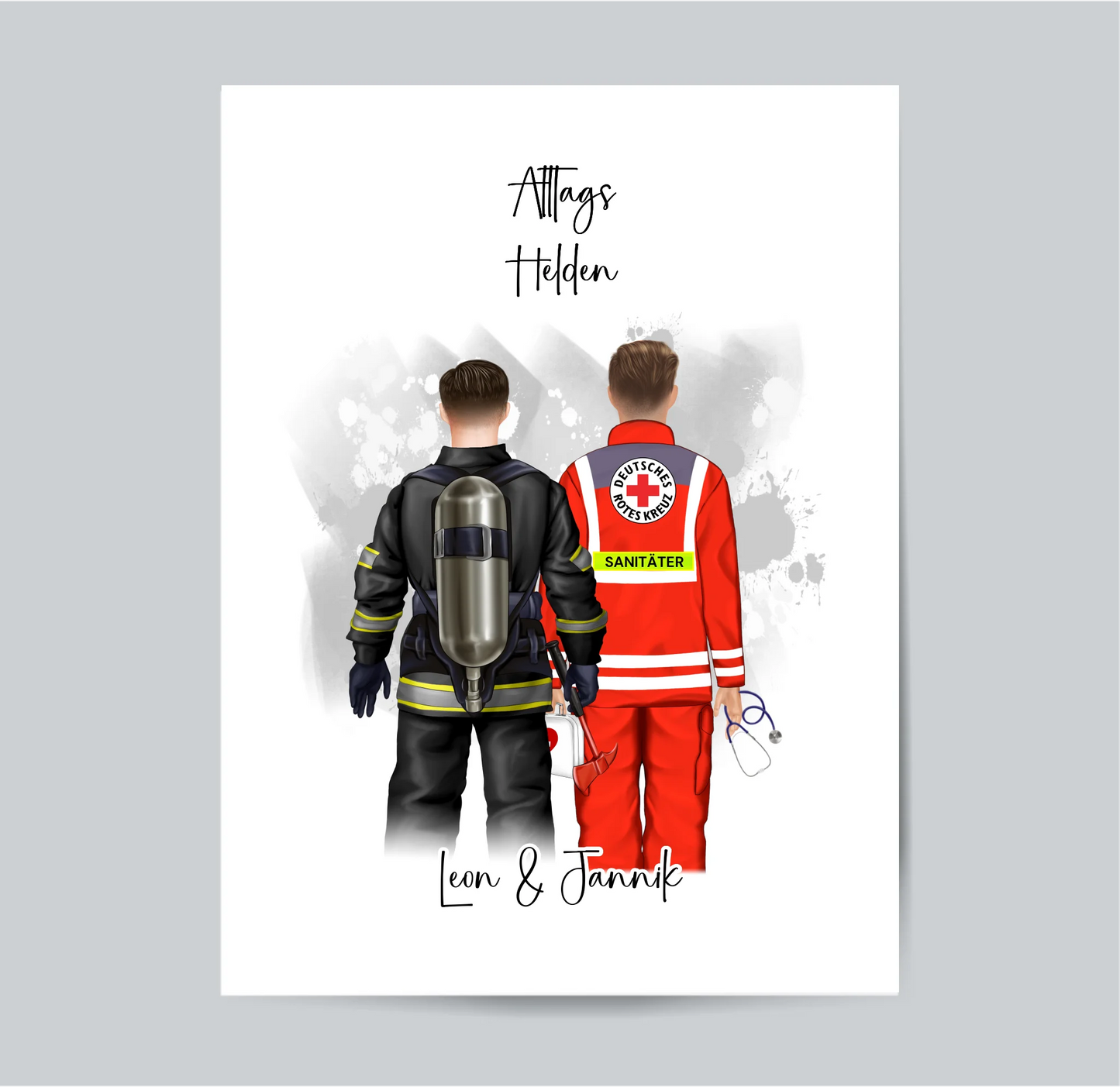 Feuerwehr & Sanitäter/THW/... Poster