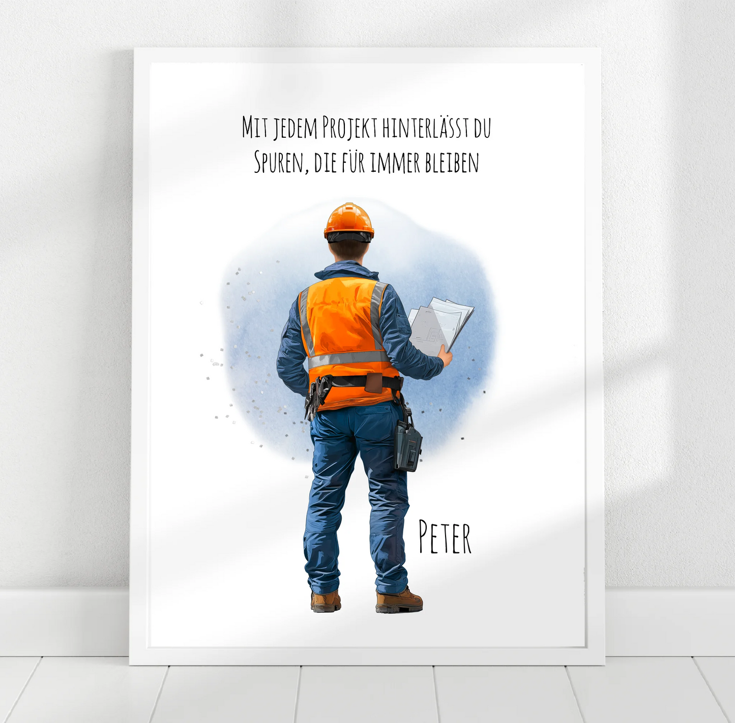 1-2 Personen (Mann/Frau) Ingenieur, Bauarbeiter, Projektleiter,... Poster