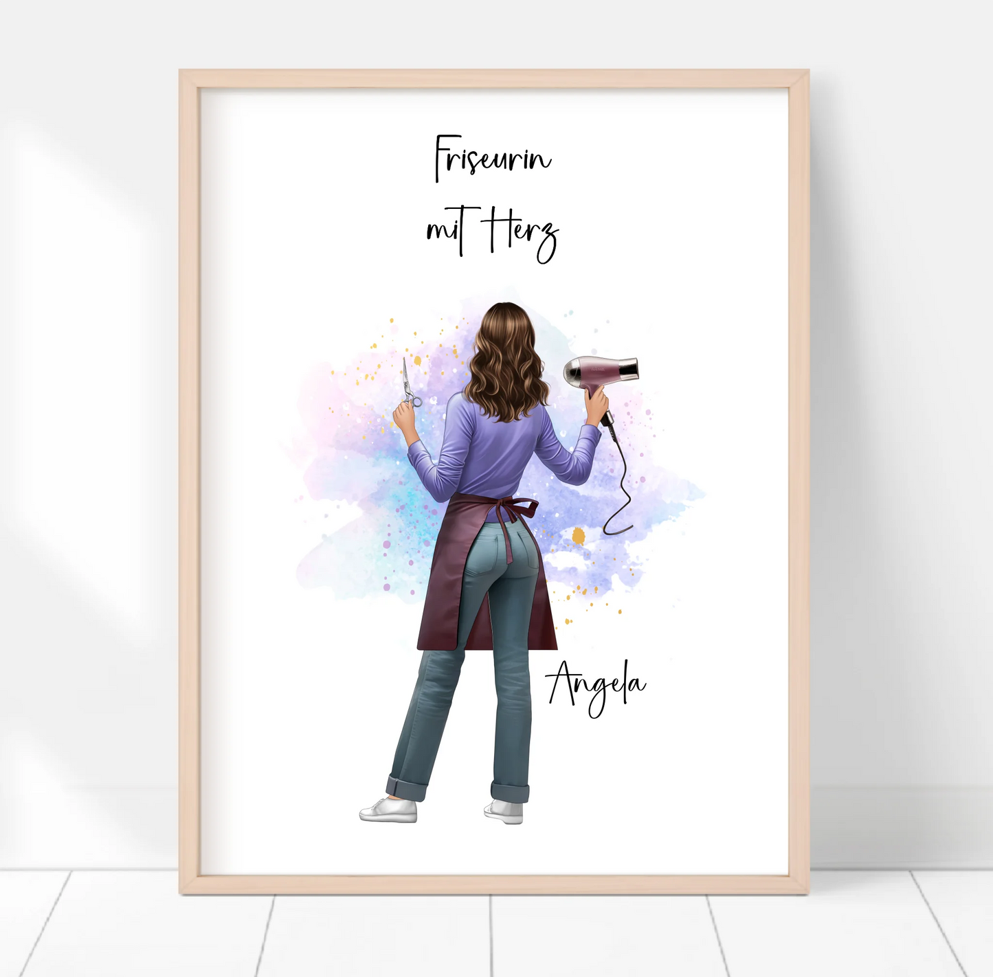 Friseur/Make-Up Artist/Nageldesigner (Mann/Frau) Poster