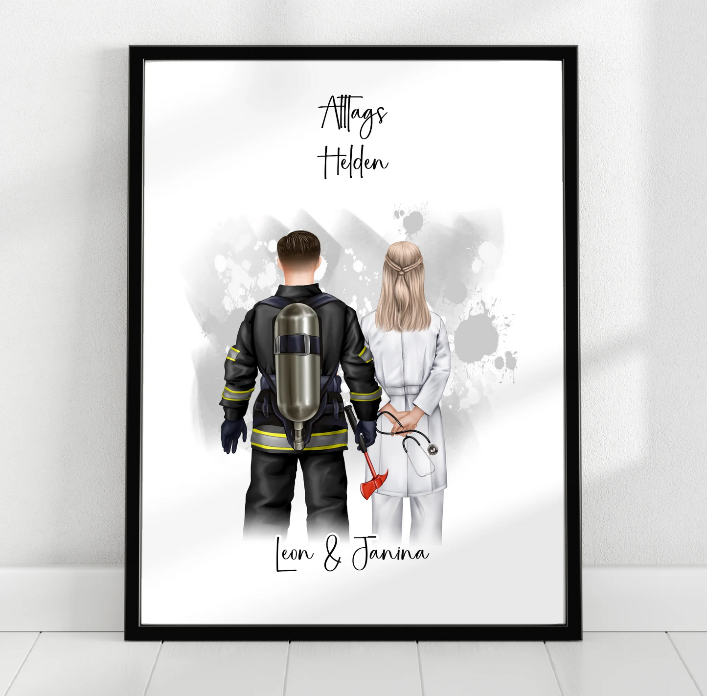 Feuerwehr & Arzt Poster