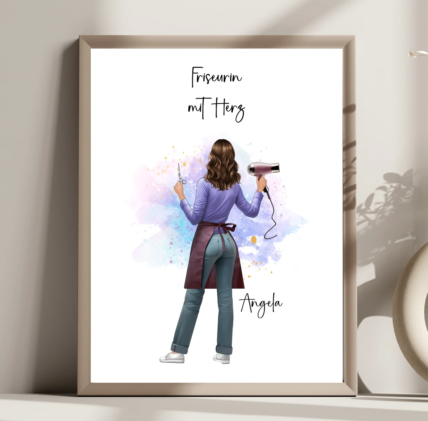 Friseur/Make-Up Artist/Nageldesigner (Mann/Frau) Poster