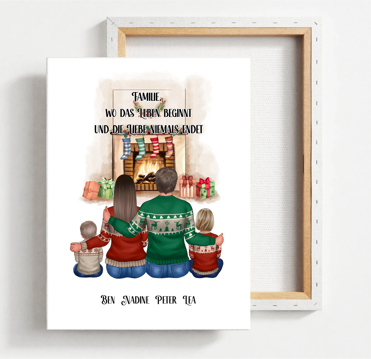 Familie 3-5 Personen + Haustier Poster