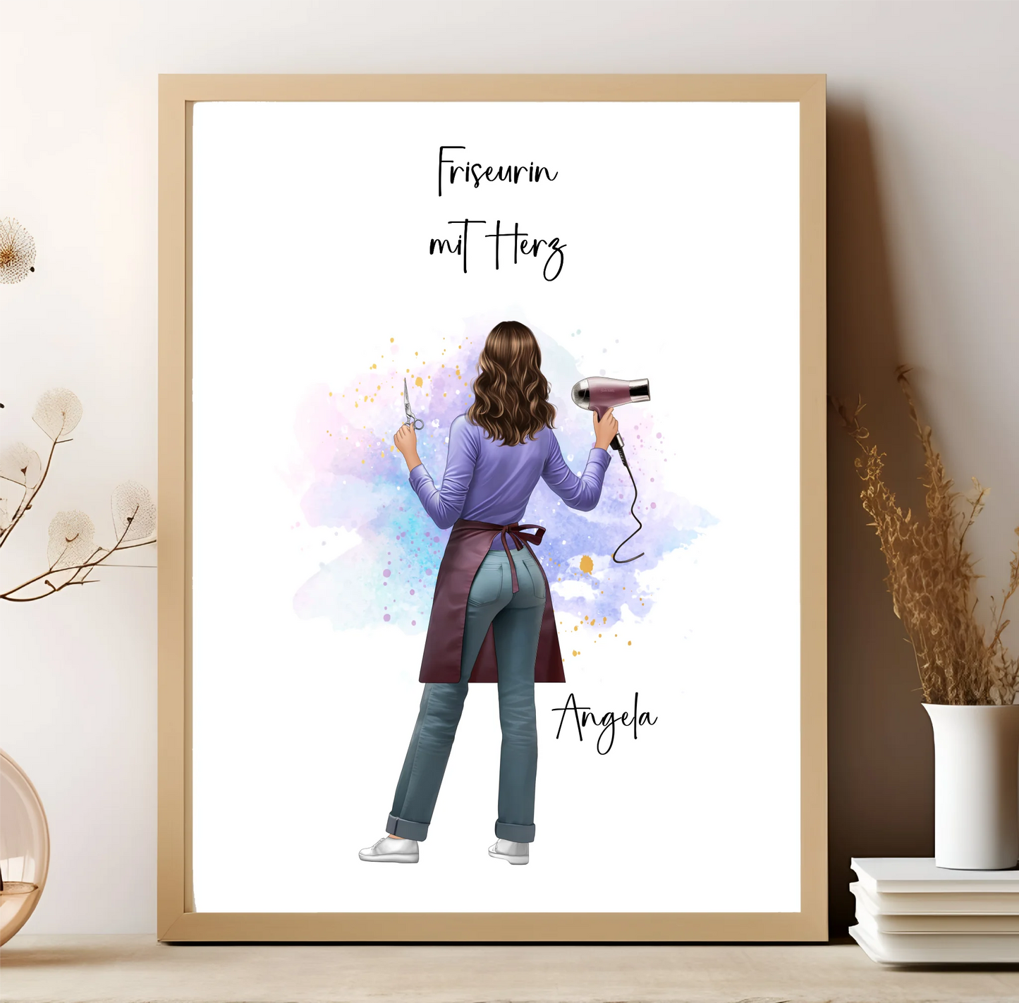 Friseur/Make-Up Artist/Nageldesigner (Mann/Frau) Poster