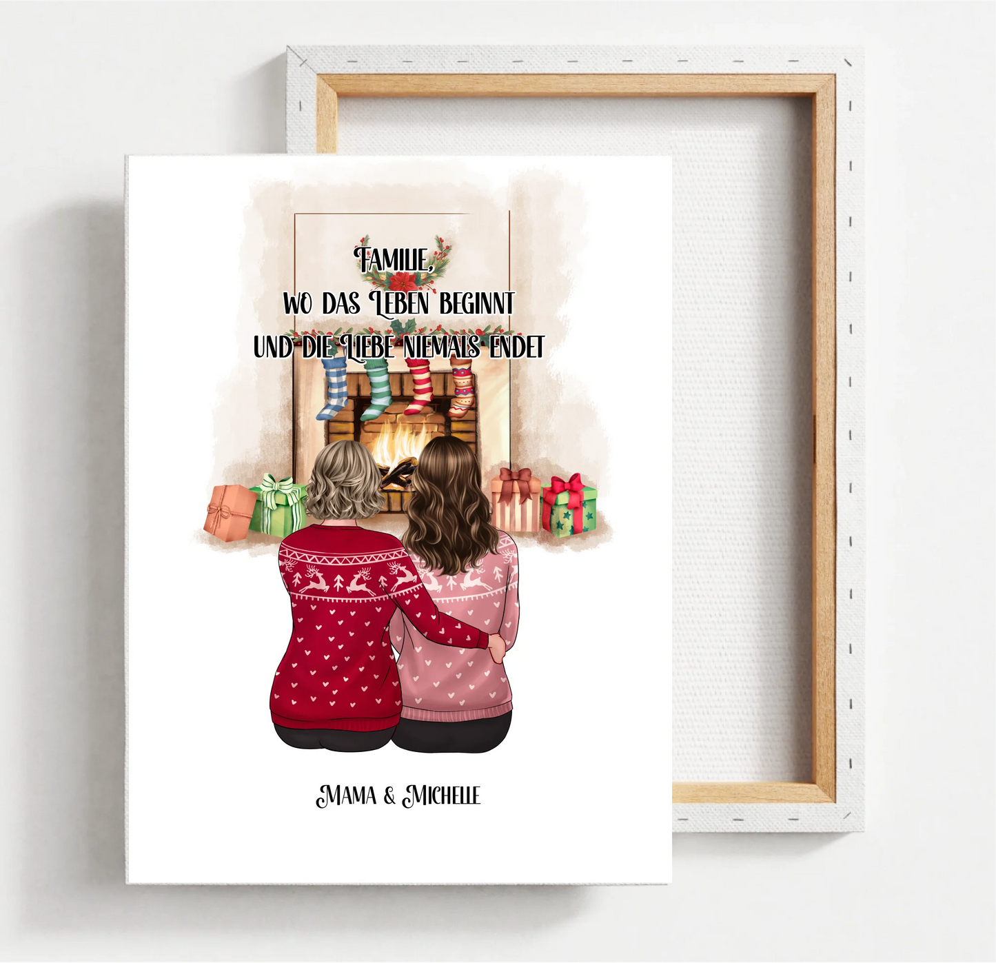 Mama & Tochter/Sohn Poster