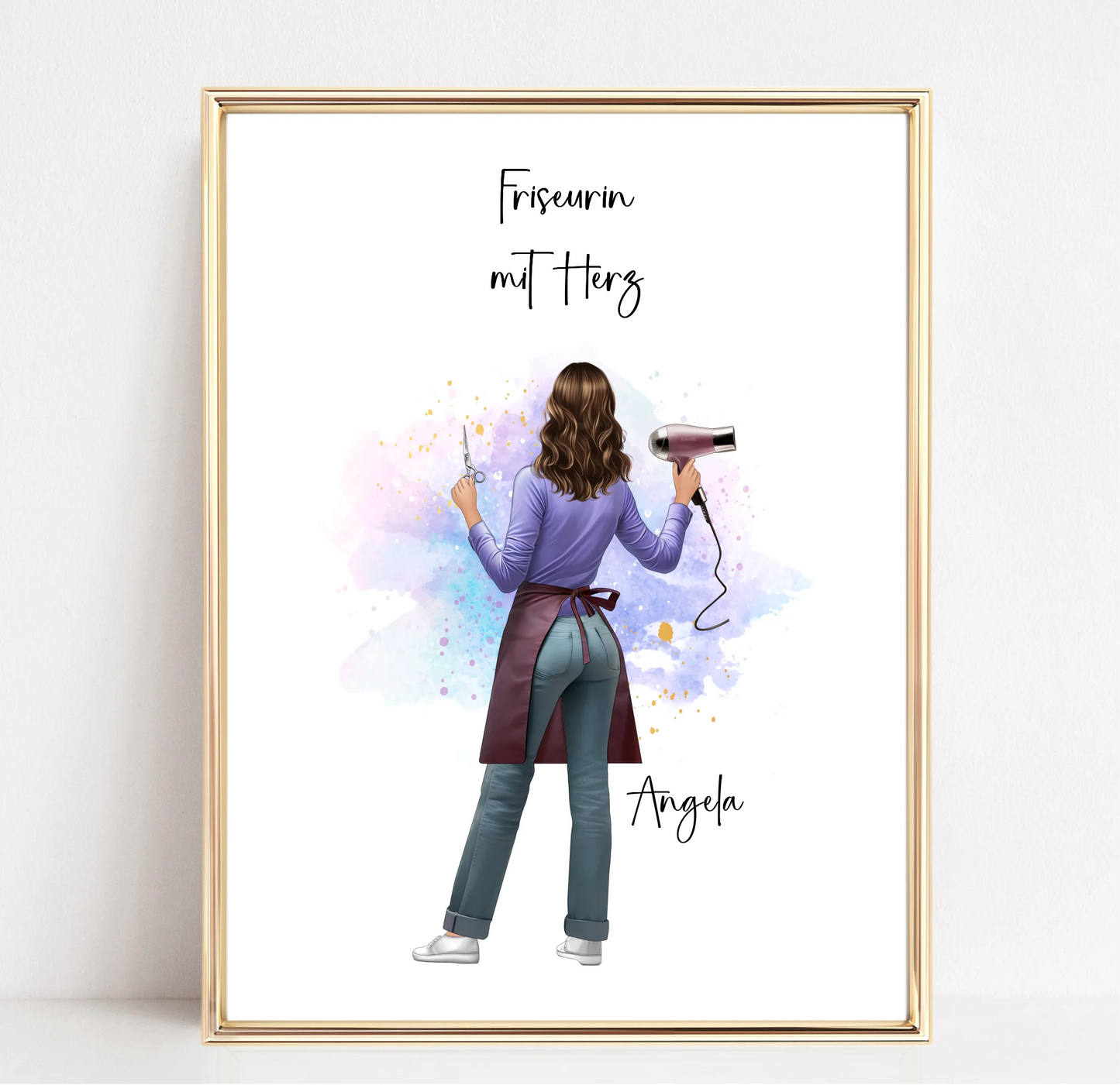Friseur/Make-Up Artist/Nageldesigner (Mann/Frau) Poster
