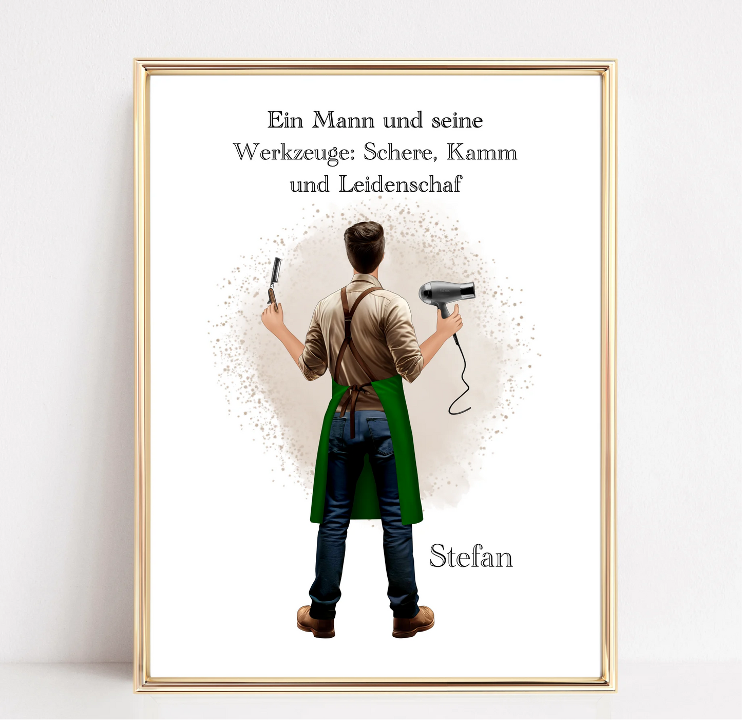 Friseur/Make-Up Artist/Nageldesigner (Mann/Frau) Poster