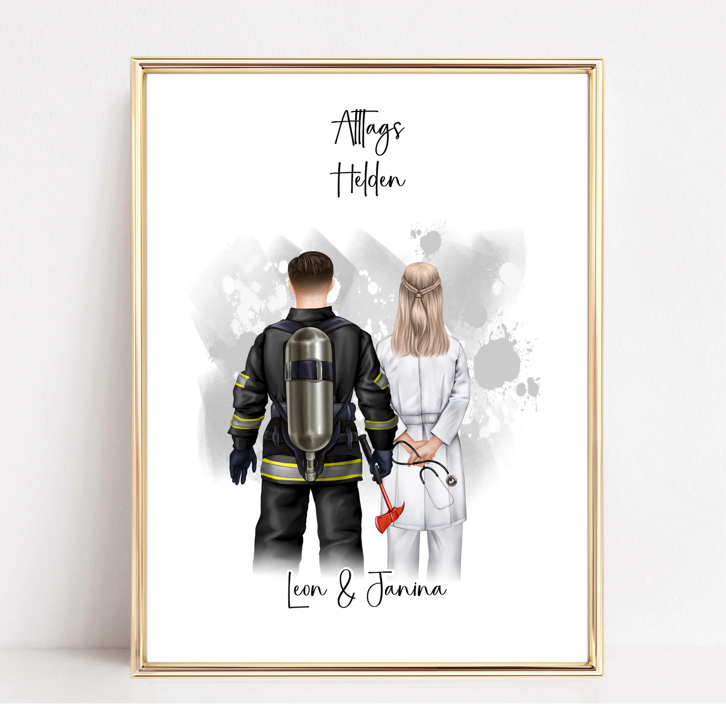 Feuerwehr & Arzt Poster