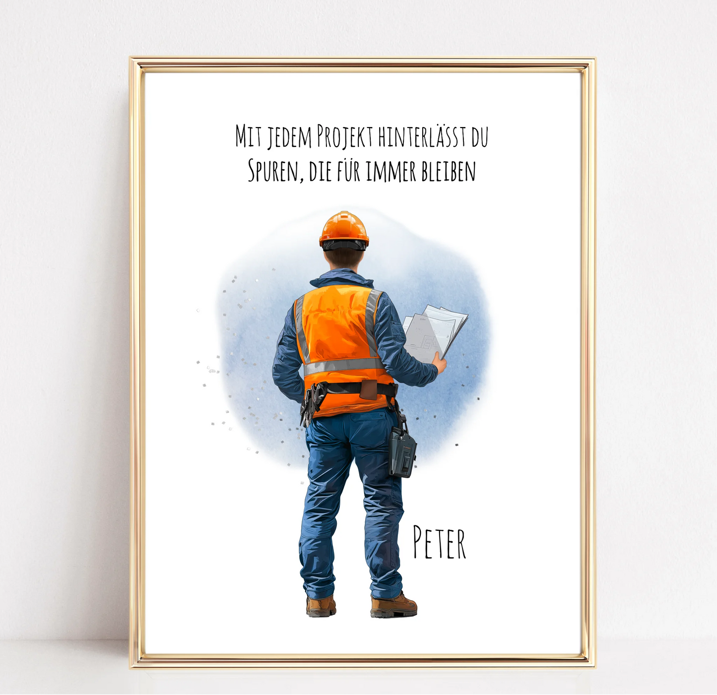 1-2 Personen (Mann/Frau) Ingenieur, Bauarbeiter, Projektleiter,... Poster