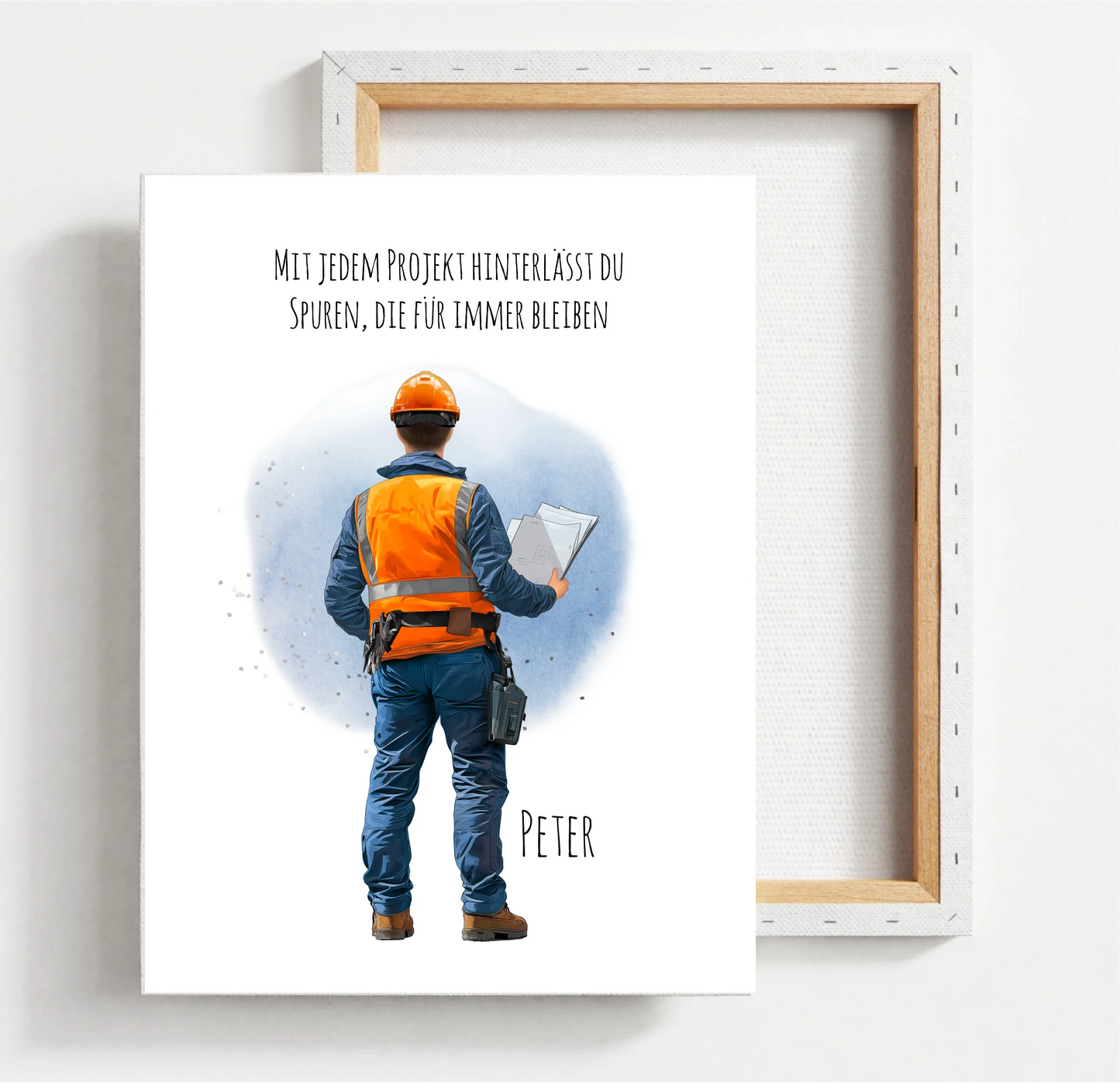 1-2 Personen (Mann/Frau) Ingenieur, Bauarbeiter, Projektleiter,... Poster