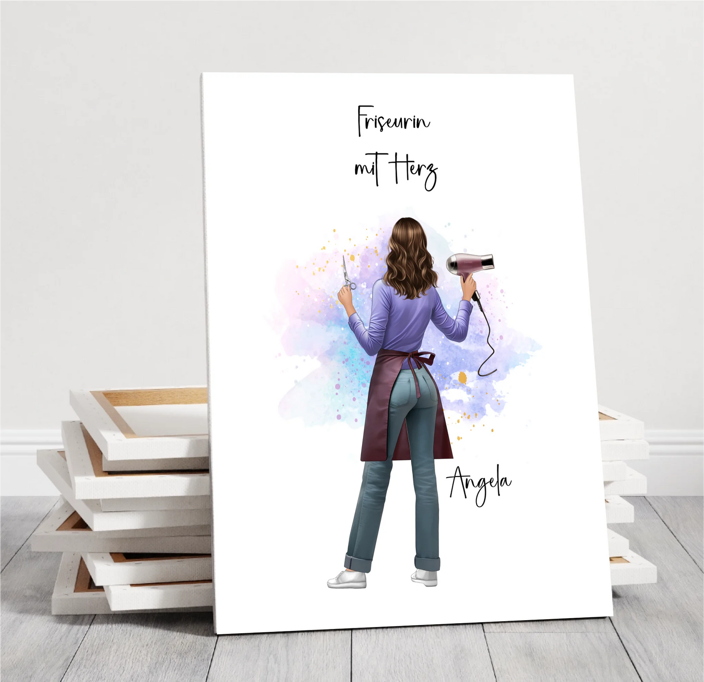 Friseur/Make-Up Artist/Nageldesigner (Mann/Frau) Poster