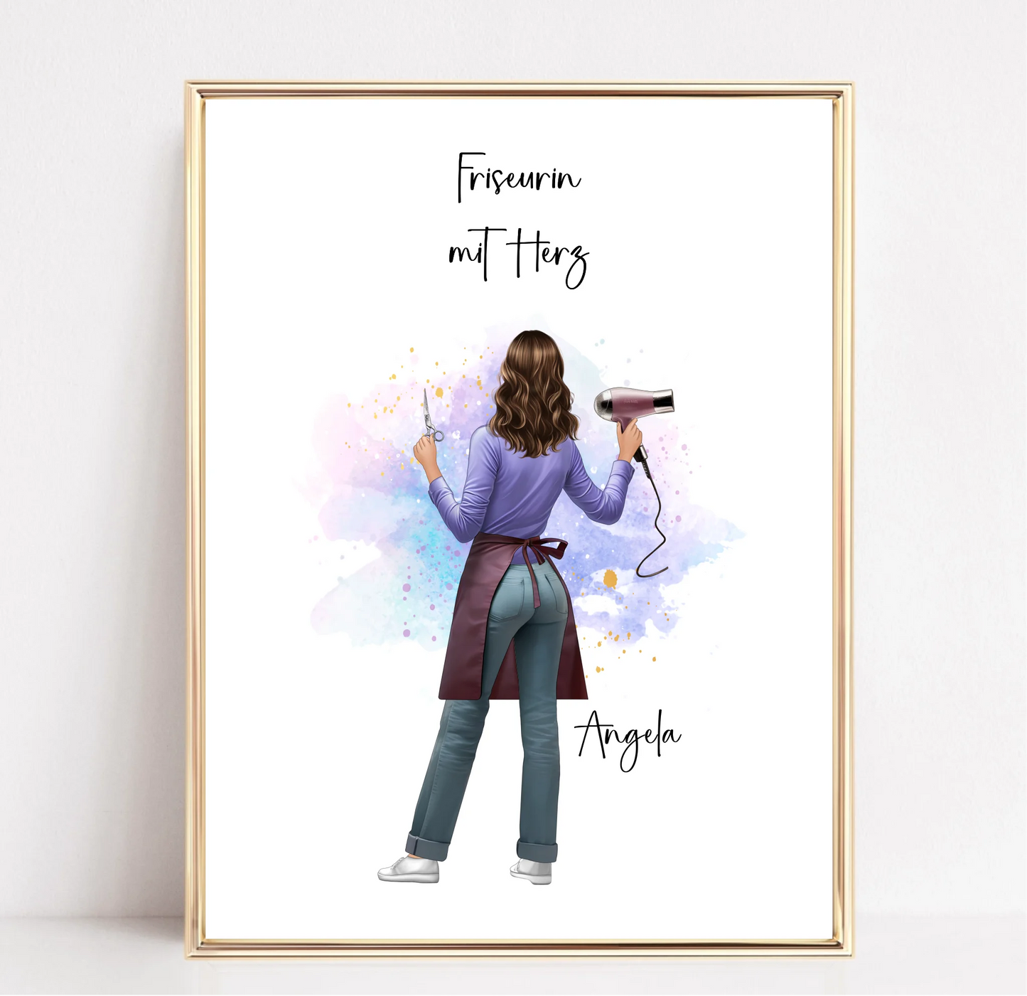 Friseur/Make-Up Artist/Nageldesigner (Mann/Frau) Poster