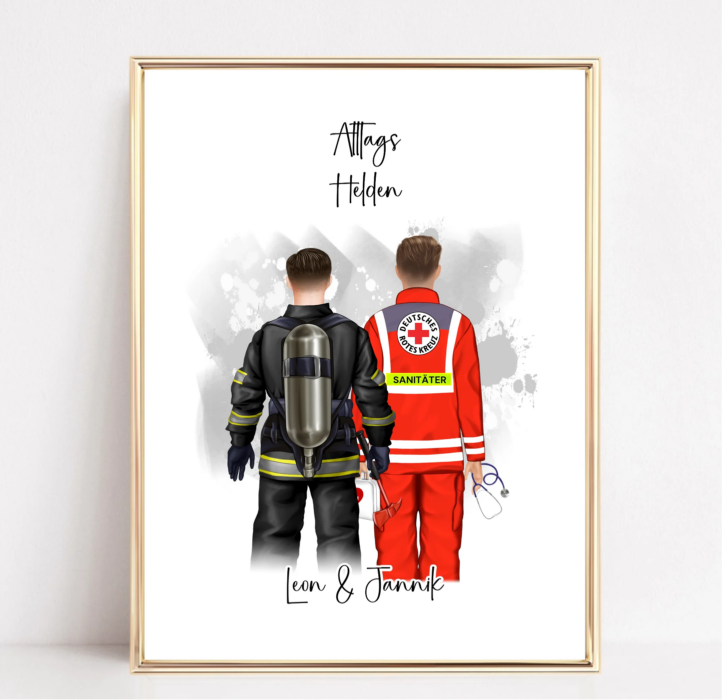 Feuerwehr & Sanitäter/THW/... Poster