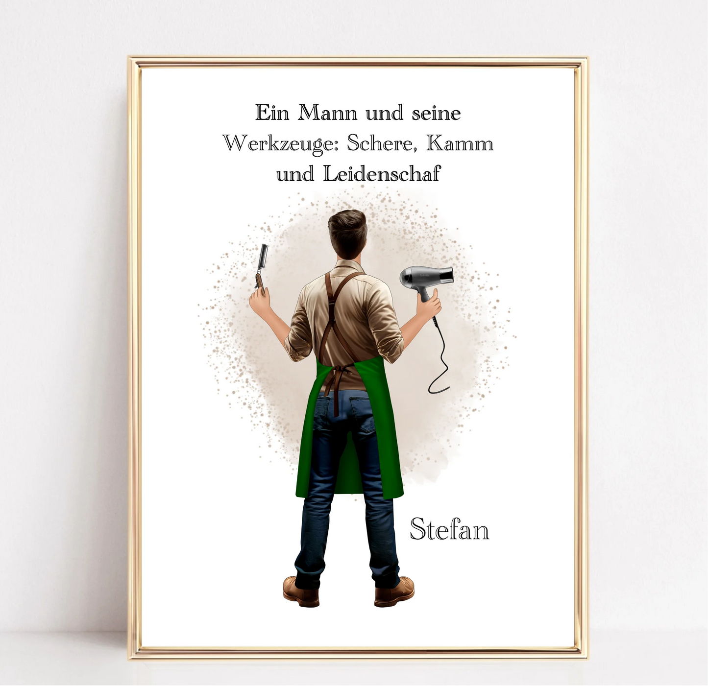 Friseur/Make-Up Artist/Nageldesigner (Mann/Frau) Poster