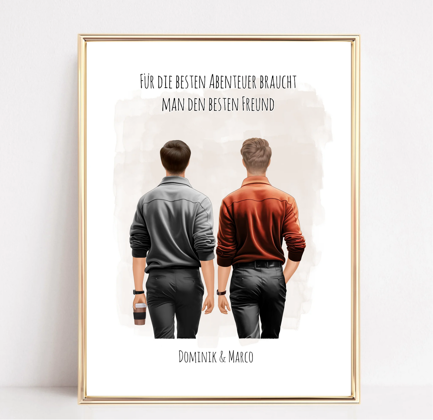 1-3 Männer Freunde/Brüder Poster