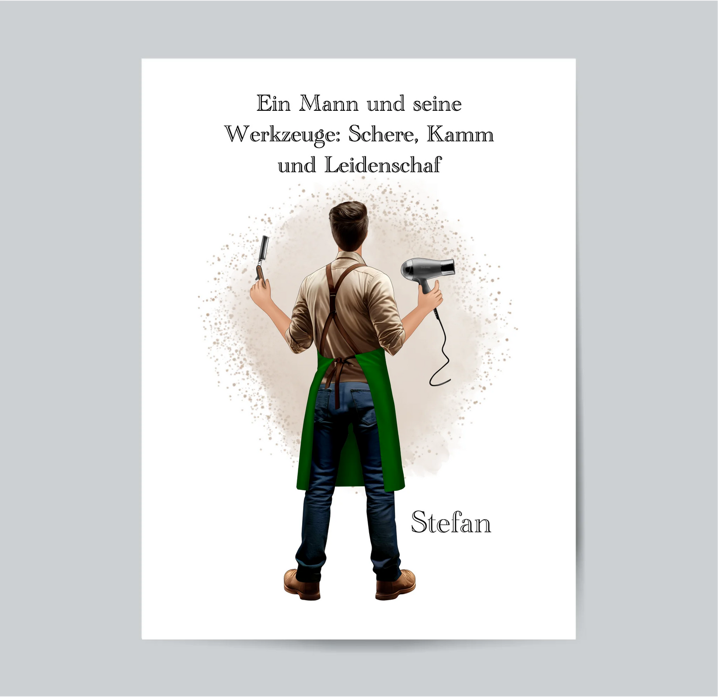 Friseur/Make-Up Artist/Nageldesigner (Mann/Frau) Poster