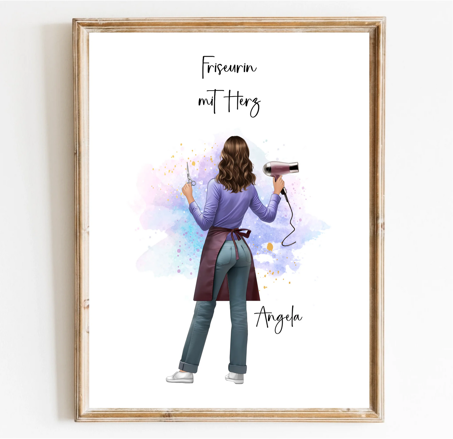 Friseur/Make-Up Artist/Nageldesigner (Mann/Frau) Poster