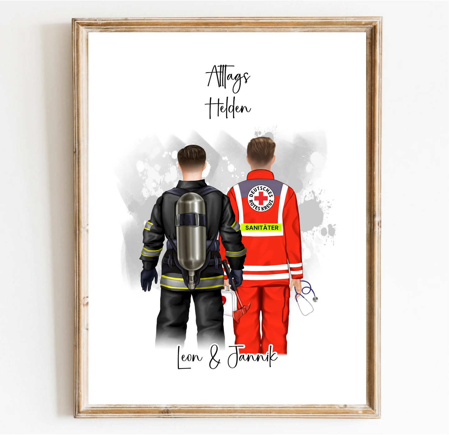Feuerwehr & Sanitäter/THW/... Poster