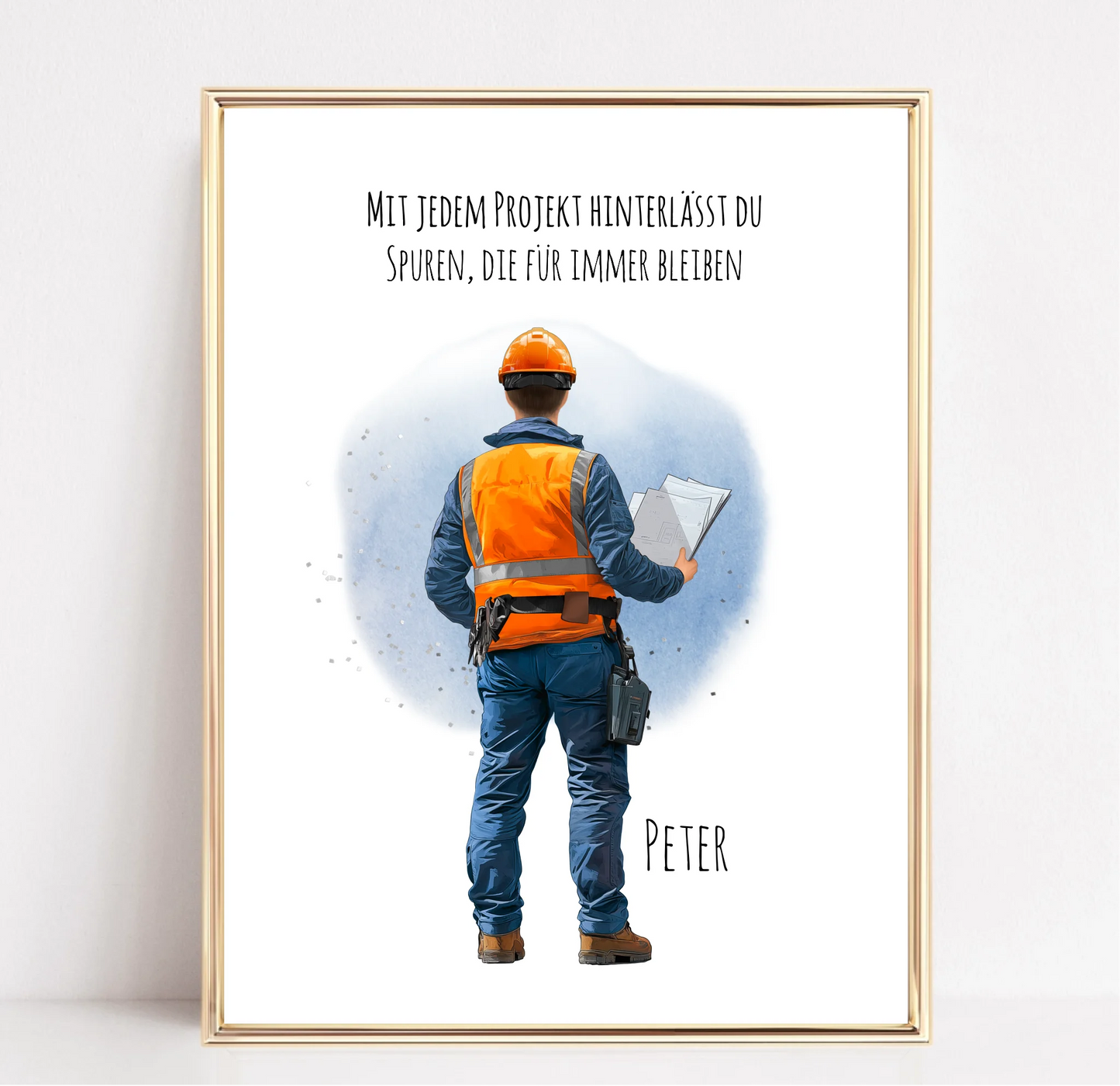 1-2 Personen (Mann/Frau) Ingenieur, Bauarbeiter, Projektleiter,... Poster