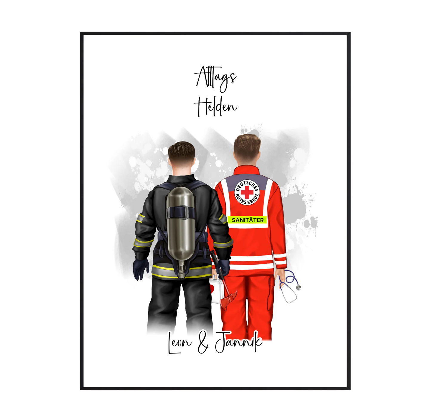 Feuerwehr & Sanitäter/THW/... Poster