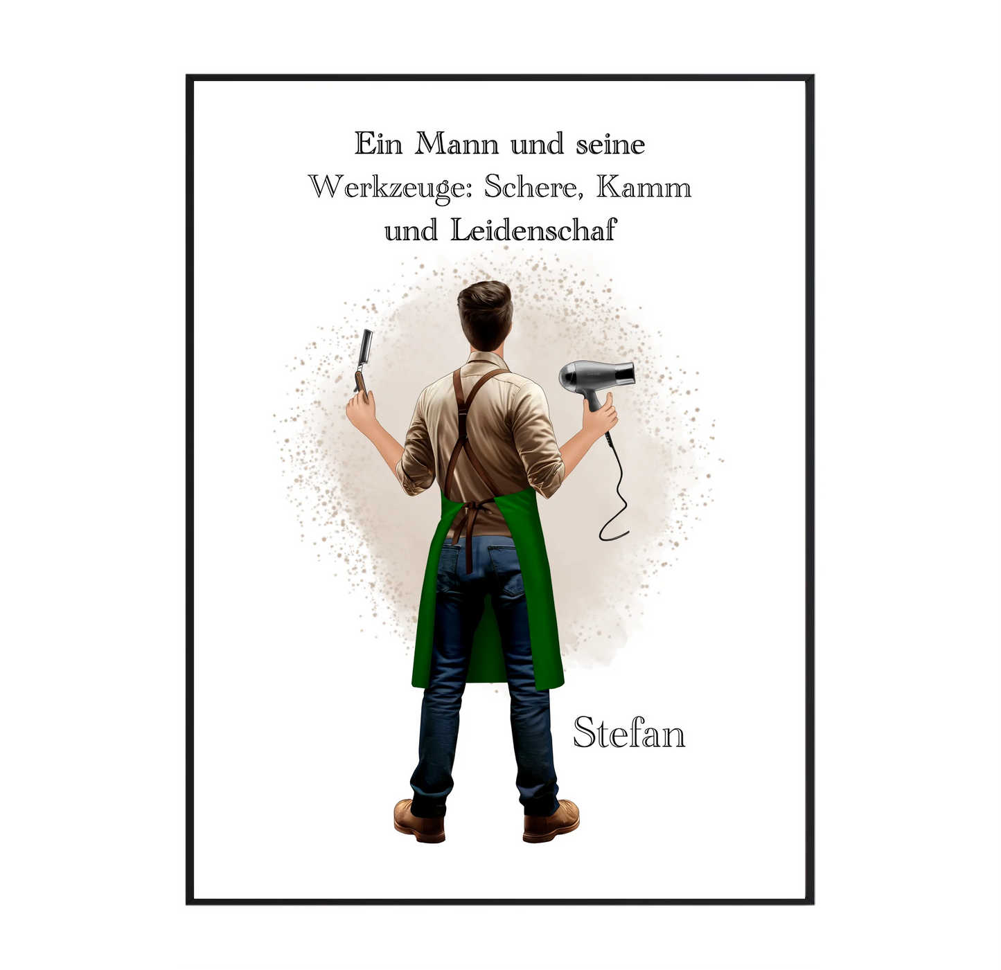 Friseur/Make-Up Artist/Nageldesigner (Mann/Frau) Poster