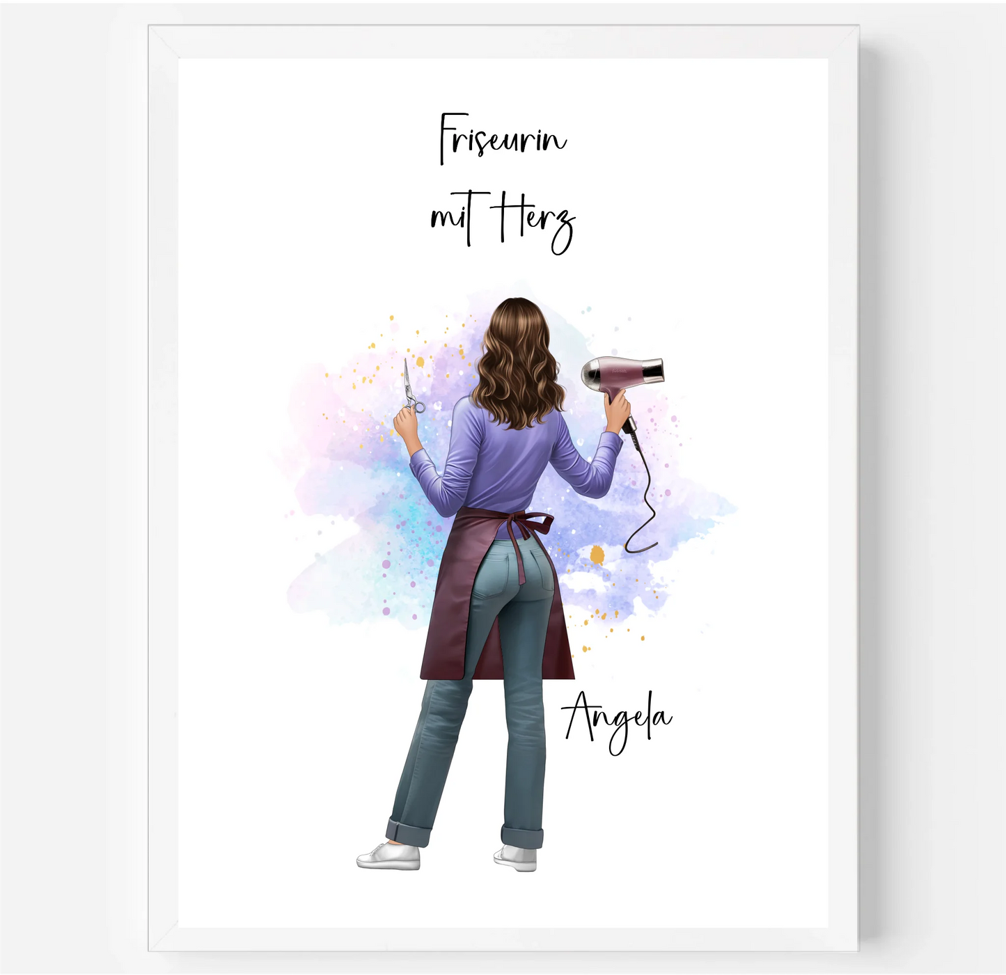 Friseur/Make-Up Artist/Nageldesigner (Mann/Frau) Poster