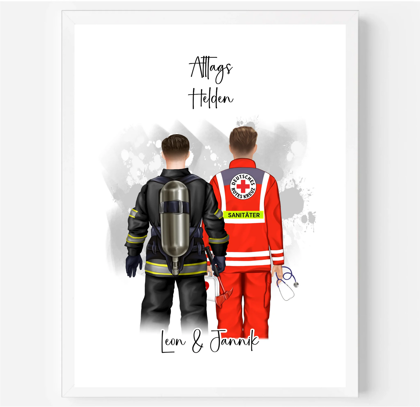Feuerwehr & Sanitäter/THW/... Poster