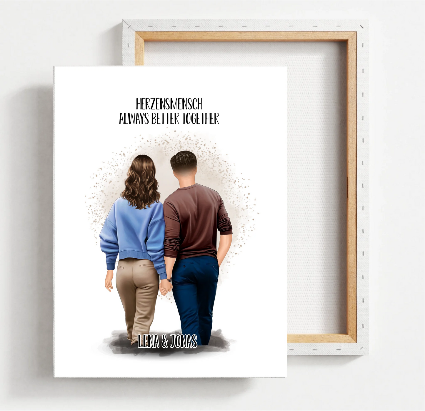 Pärchen Poster Herzensmensch