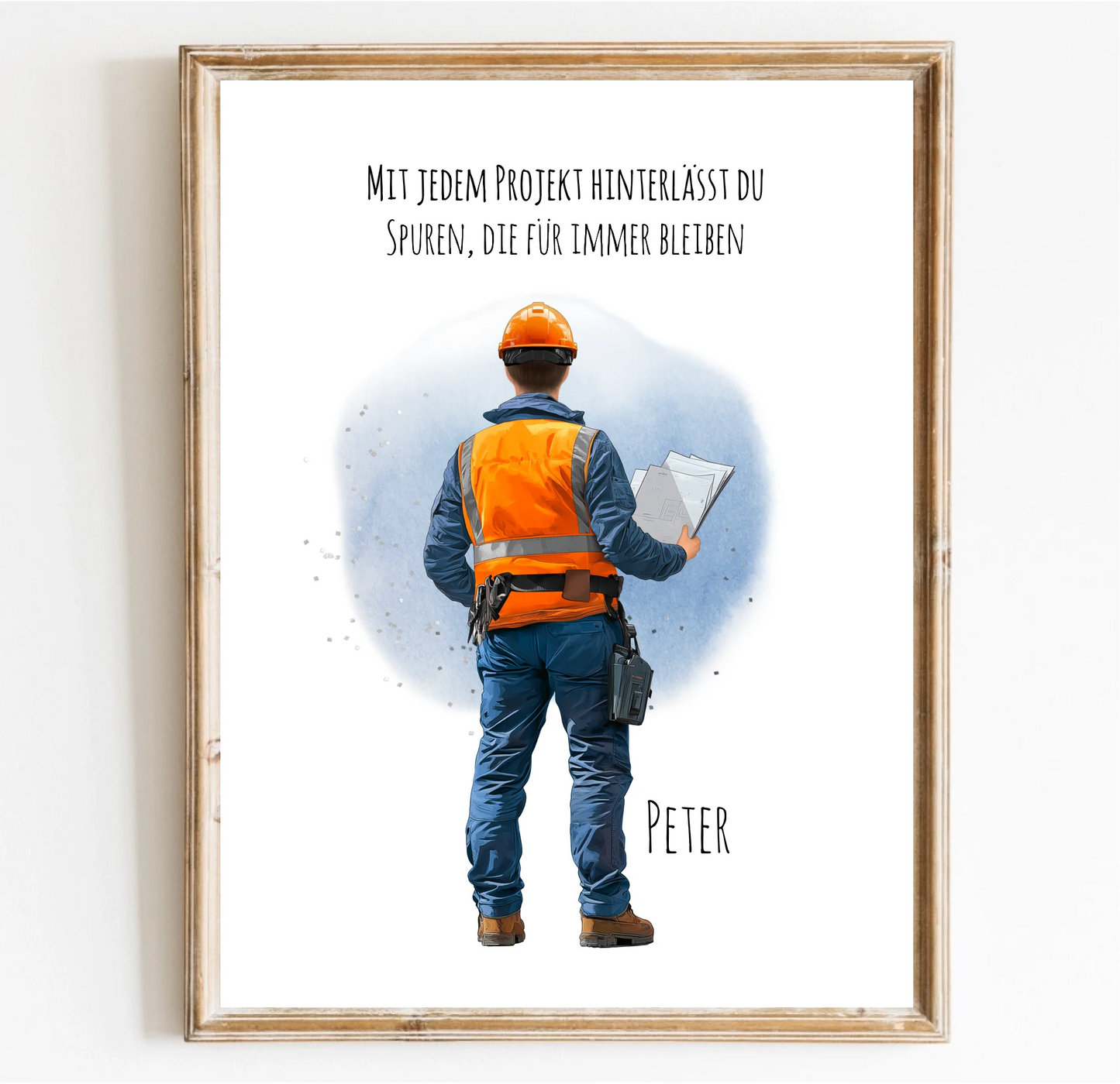 1-2 Personen (Mann/Frau) Ingenieur, Bauarbeiter, Projektleiter,... Poster