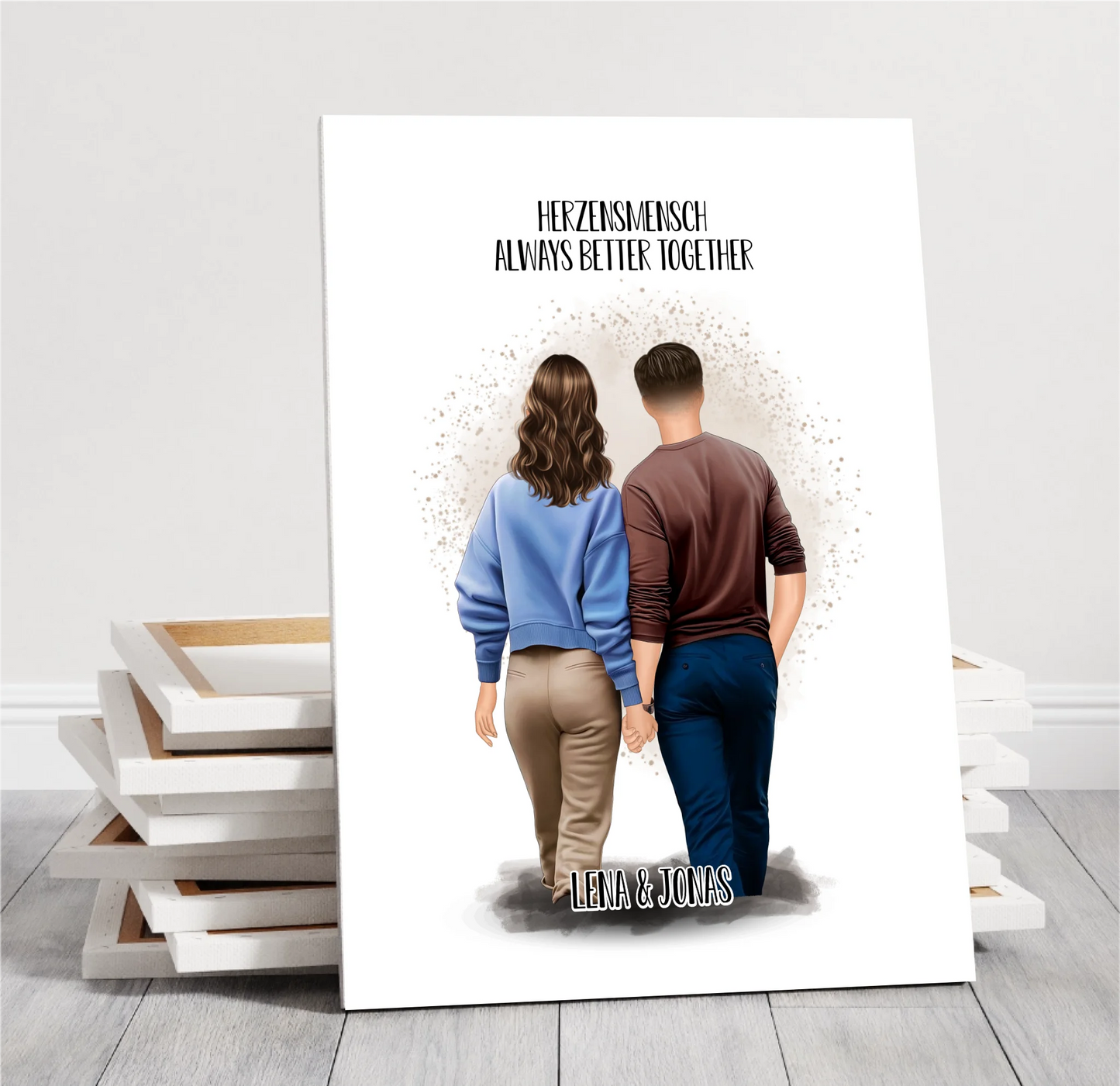 Pärchen Poster Herzensmensch
