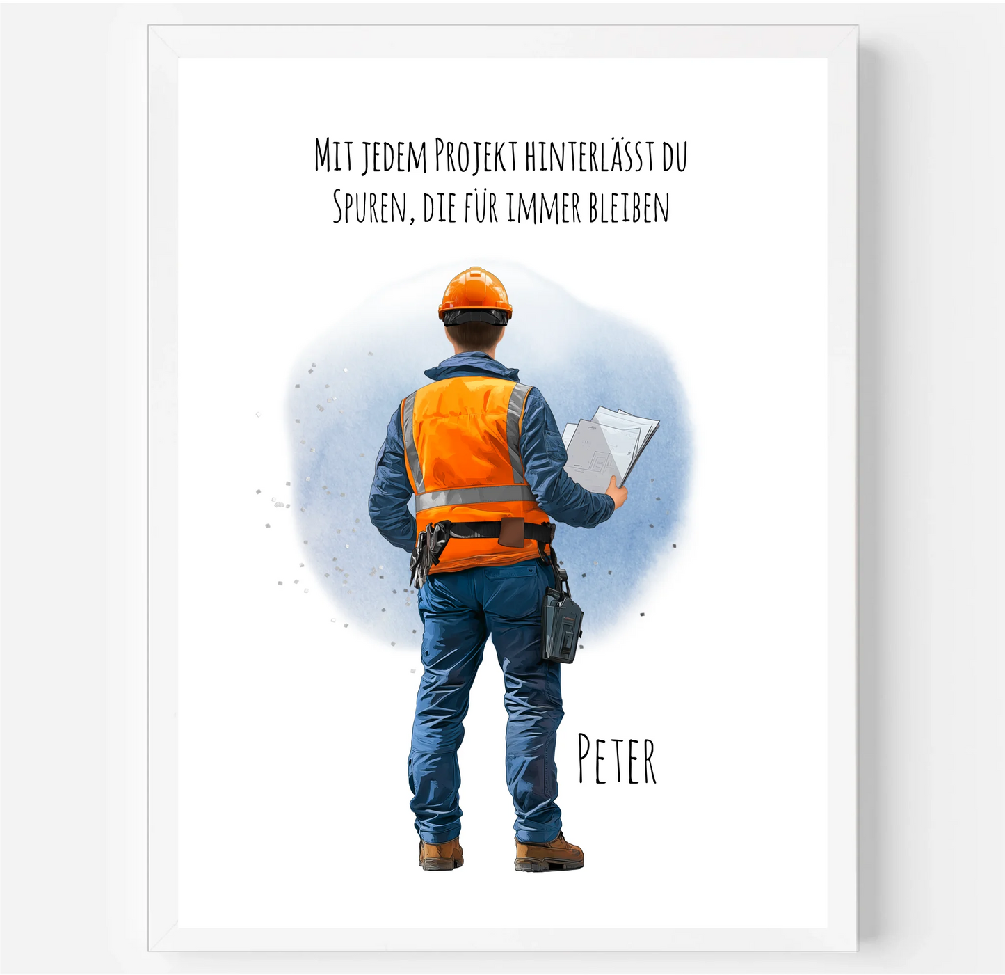 1-2 Personen (Mann/Frau) Ingenieur, Bauarbeiter, Projektleiter,... Poster