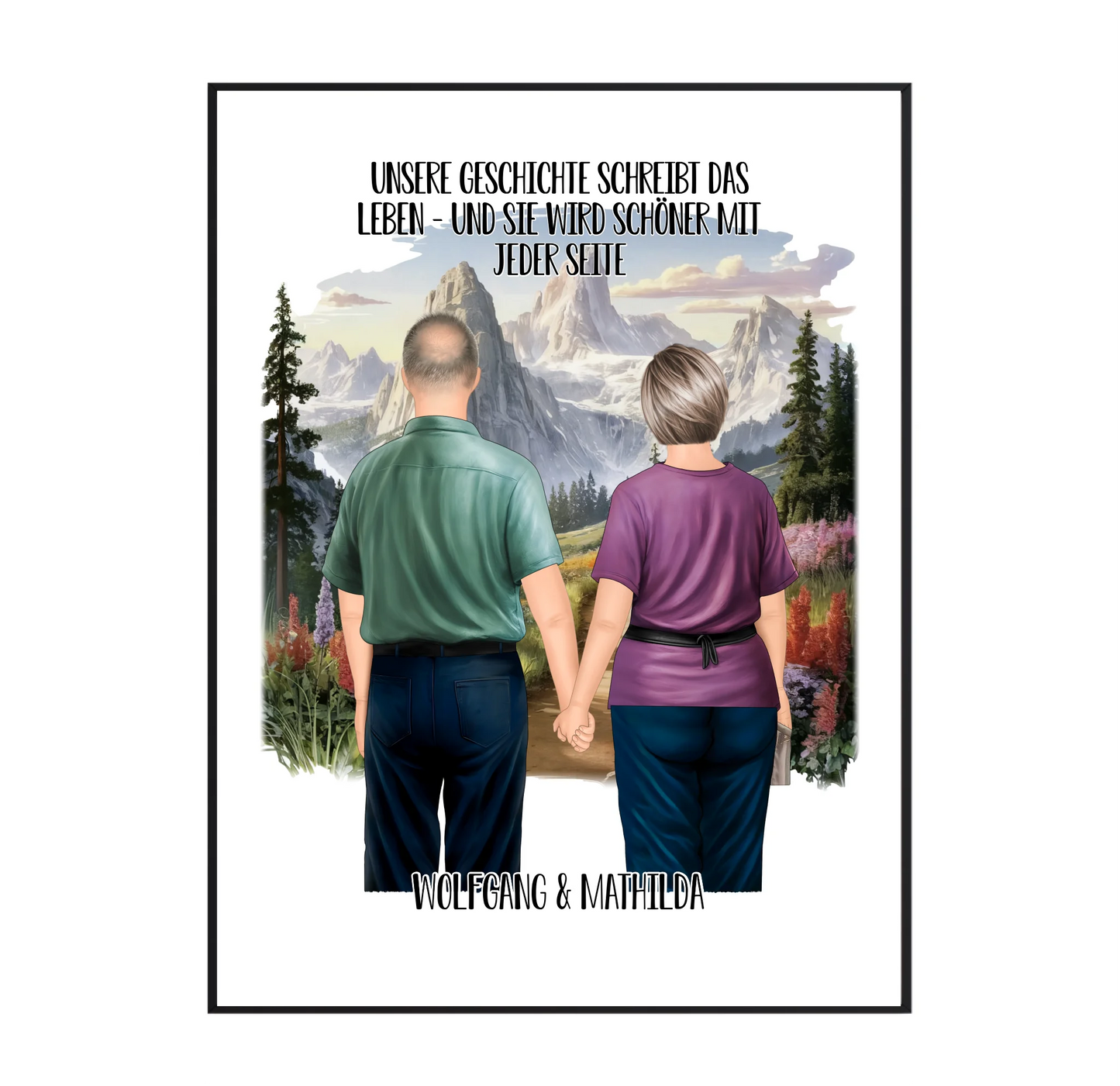 Älteres Ehepaar Poster
